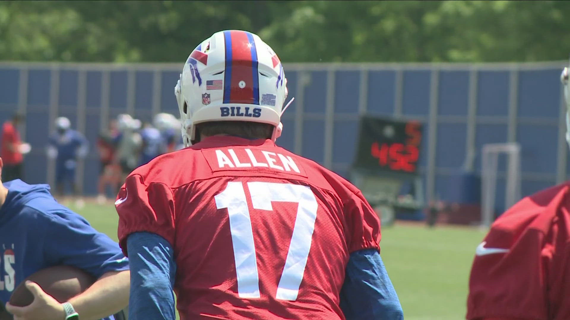 Plenty of new faces took the practice field in Orchard Park. Bills Head Coach Sean McDermott described the scene as "new excitement, new energy."