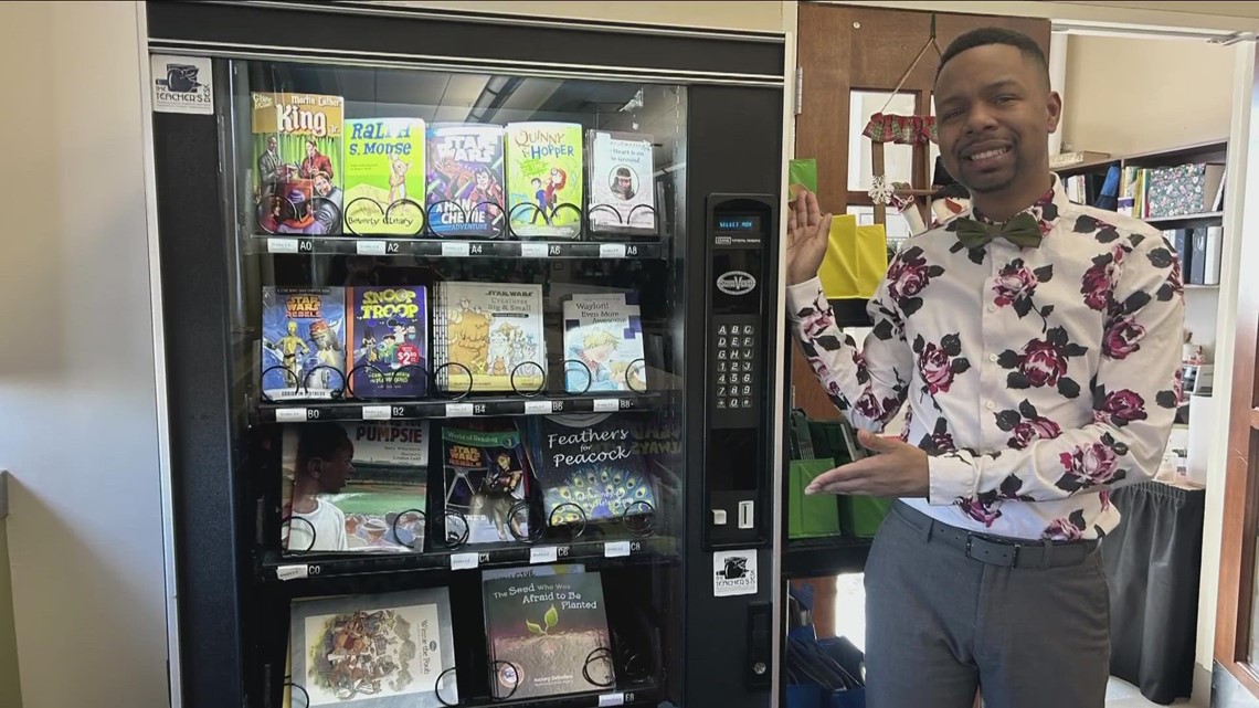 Book Vending Machine - Customized for your School