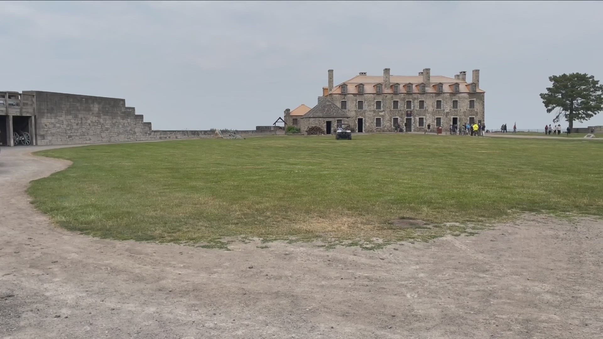 New roof unveiled at French Castle at Old Fort Niagara