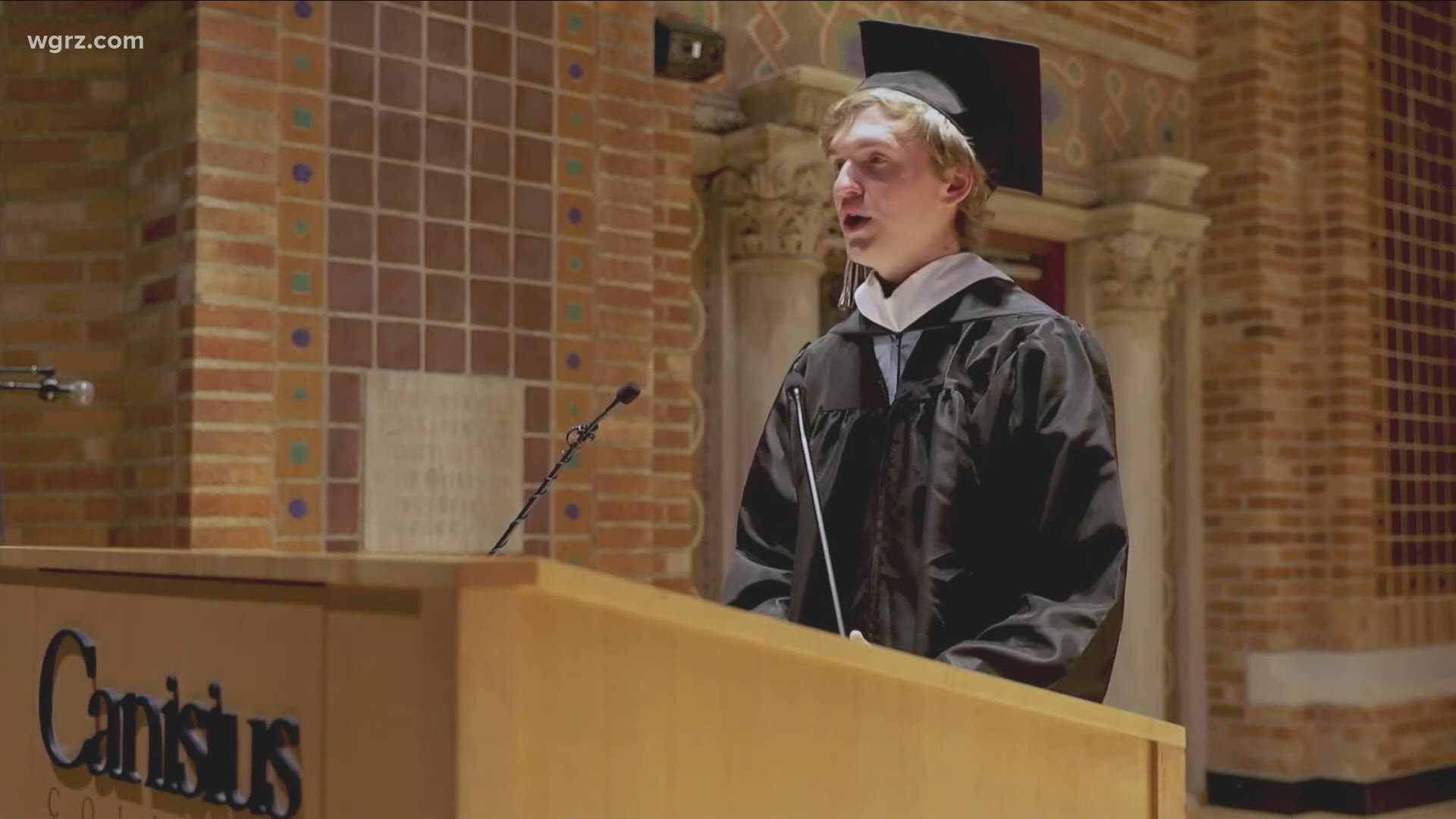 Today both last year's class of 2020 and this year's 2021 graduates got their degrees and walked the stage.