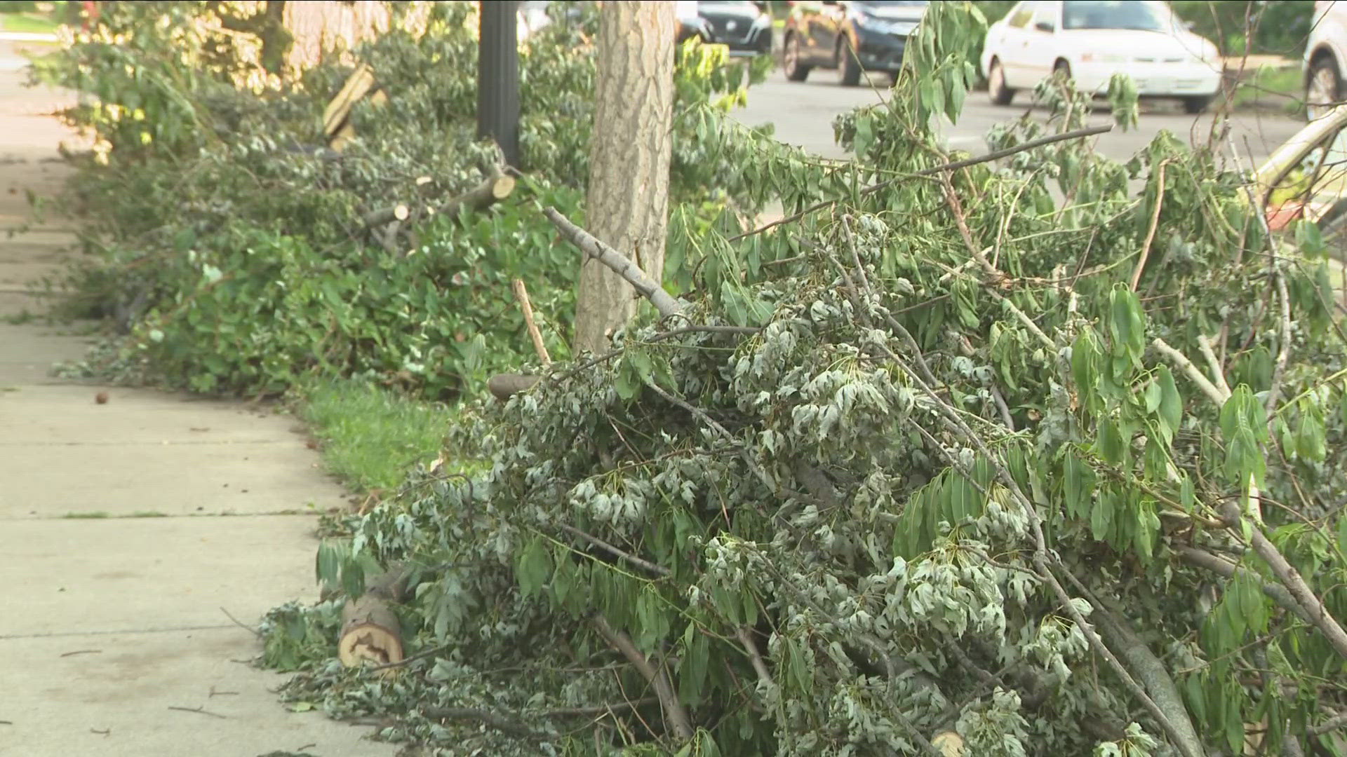 The city will pick up debris in the hardest hit areas by last week’s tornado.