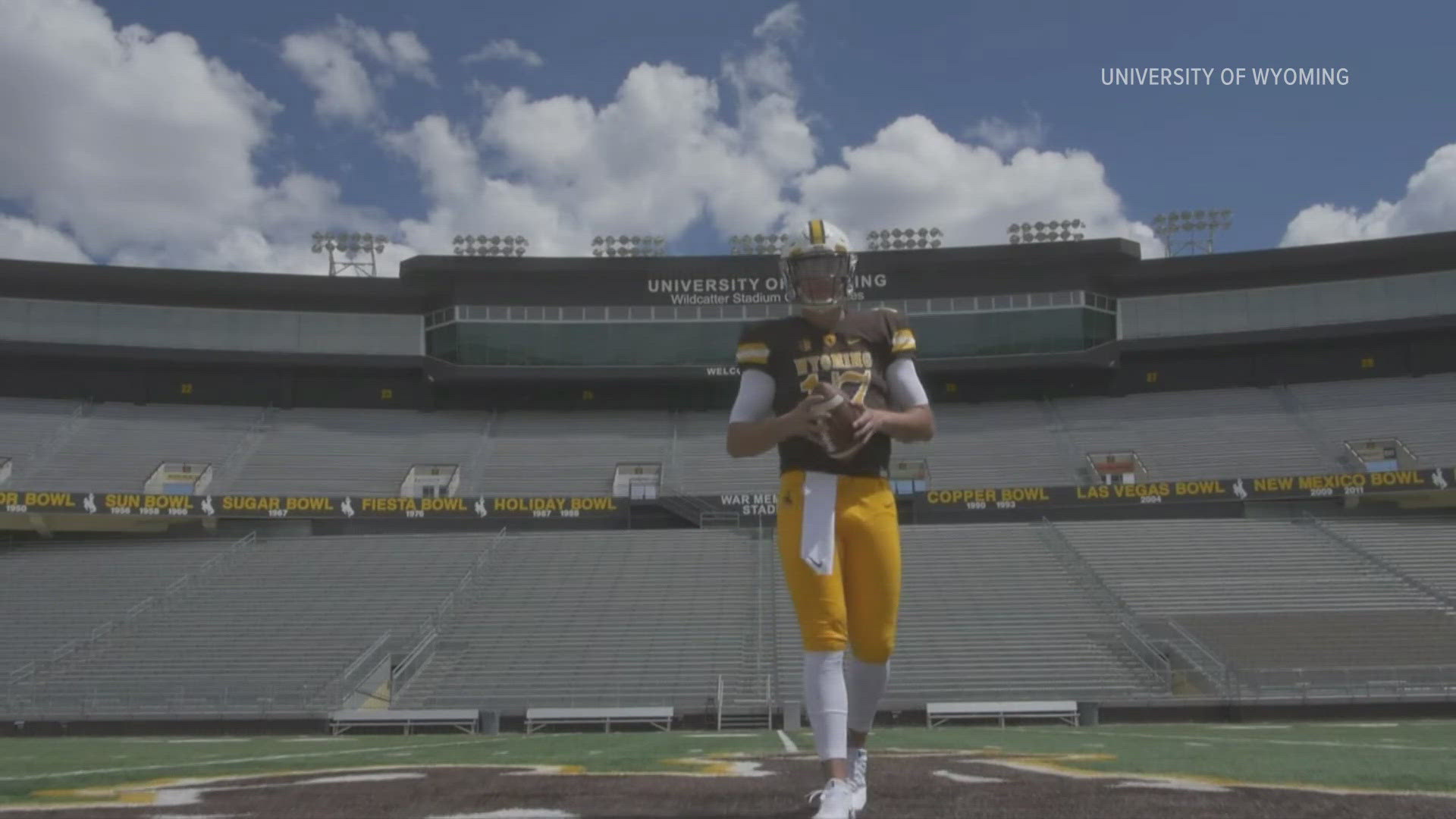 Josh Allen in a Super Bowl commercial for his alma mater 2/11/25