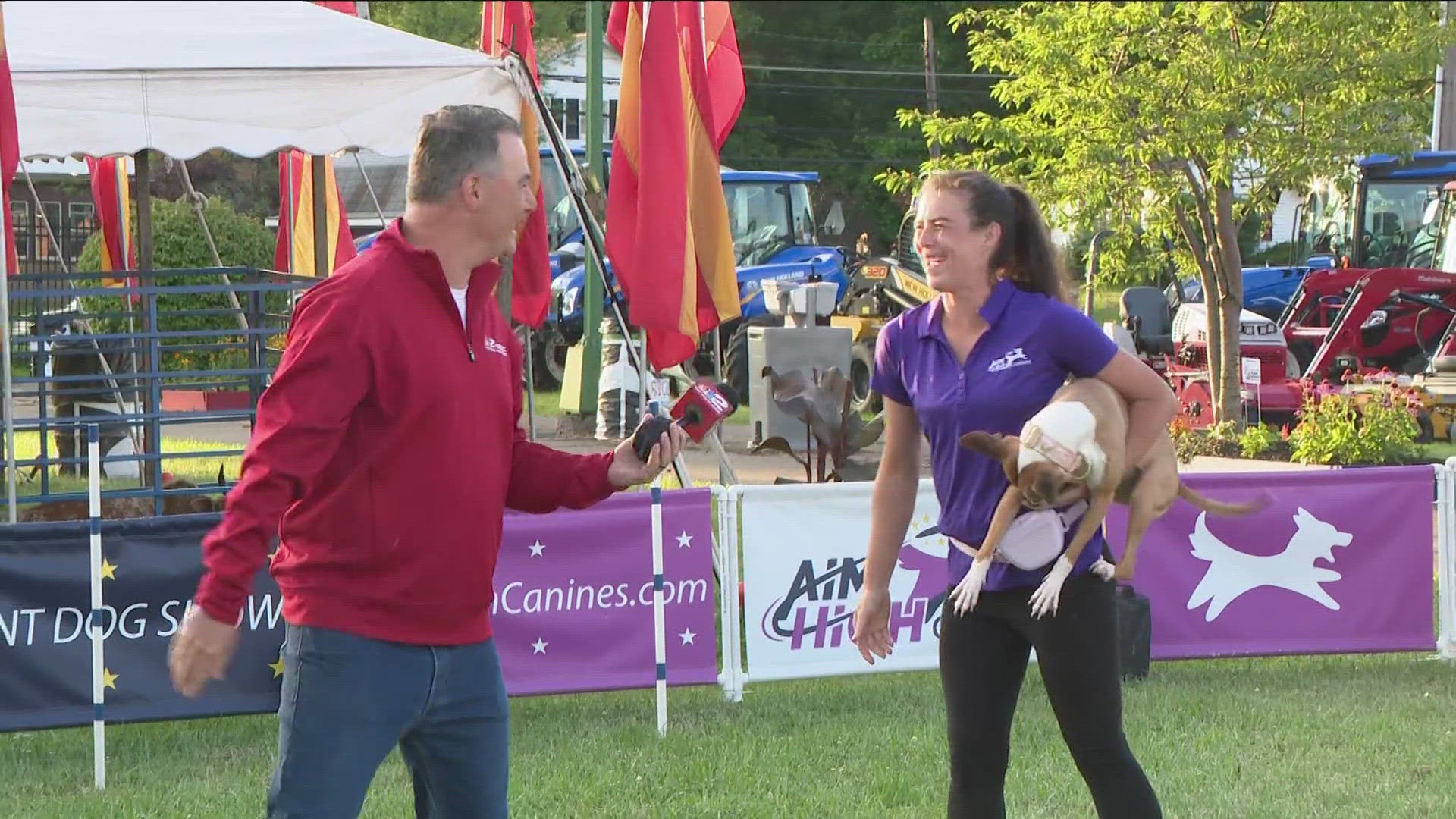 Kevin O'Neill checks out the Chautauqua County Fair 7/18/24