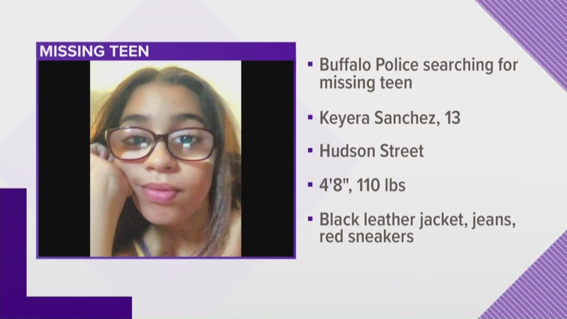 Buffalo police searching for missing teen