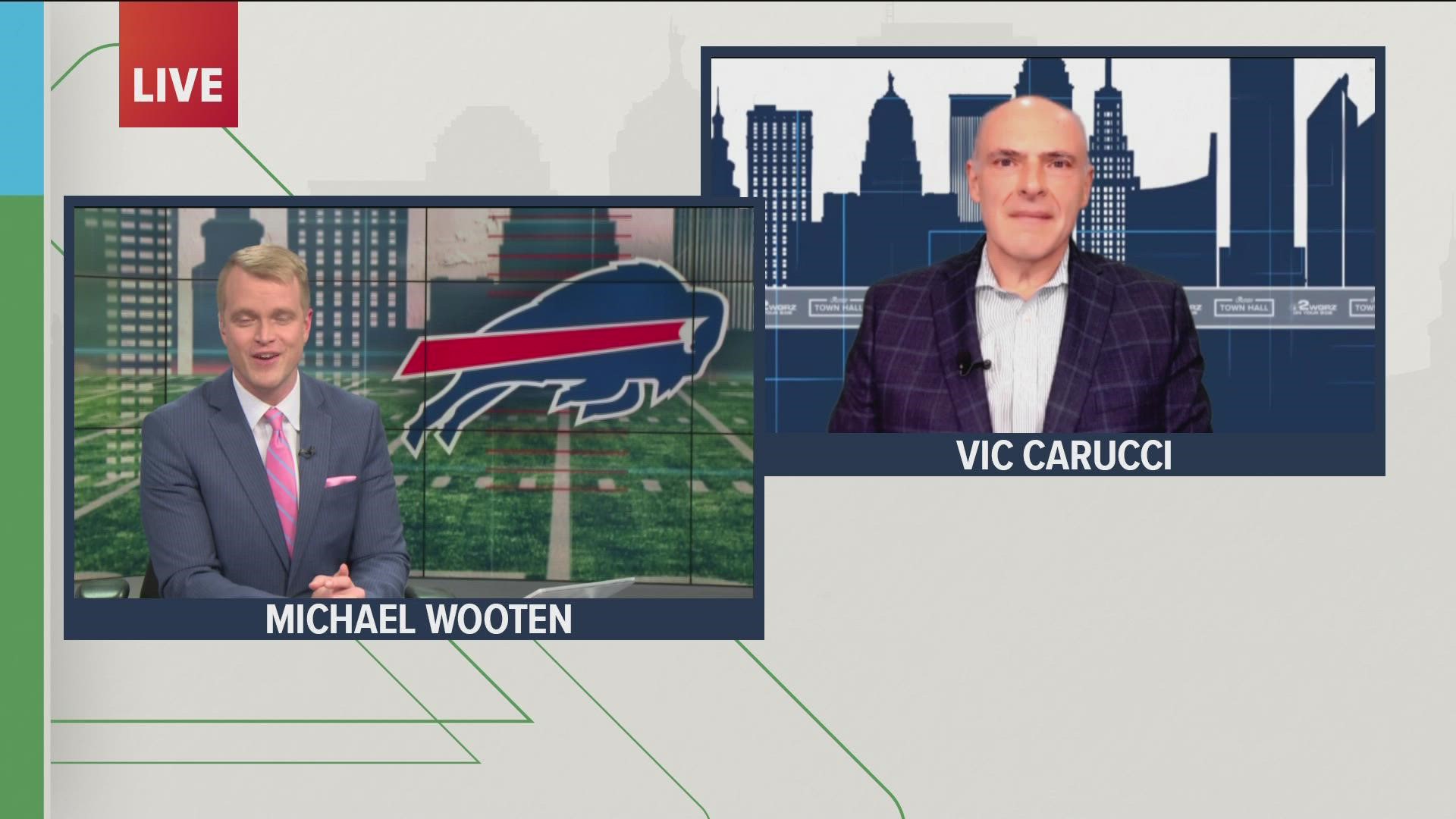 WGRZ Bills/NFL Insider Vic Carucci says we’re about to get the first bit of evidence on whether the Bills are truly as good a team as we think they are.