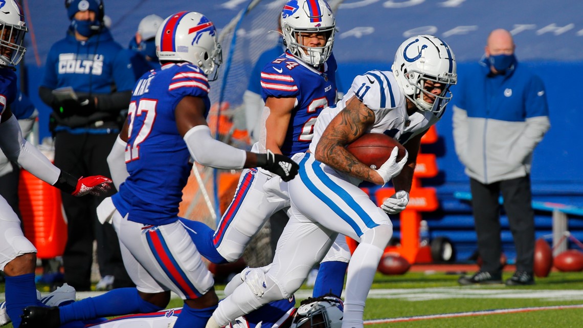 Bills fight off Colts rally for first playoff win since 1995