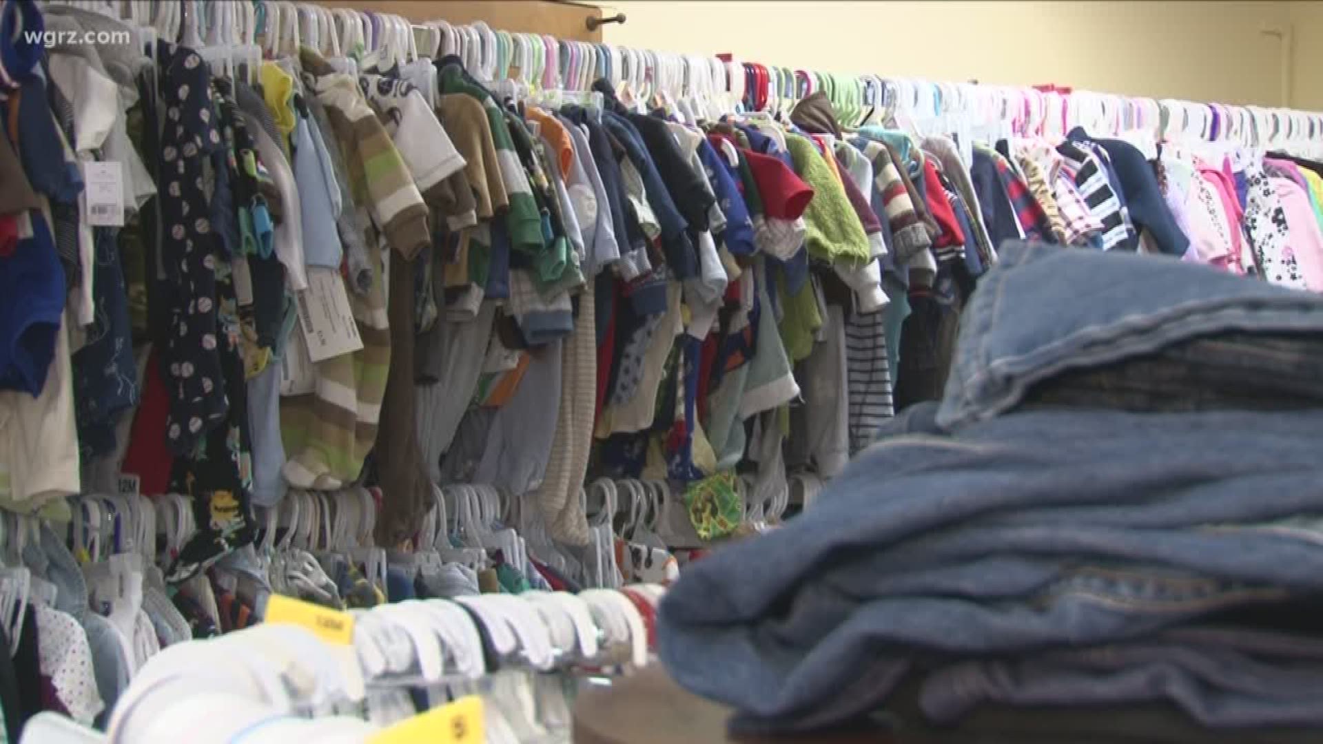 Three foster moms in Western New York wanted to do something to help other parents who care for foster children, so they decided to open a community closet where kids could get clothes for free.