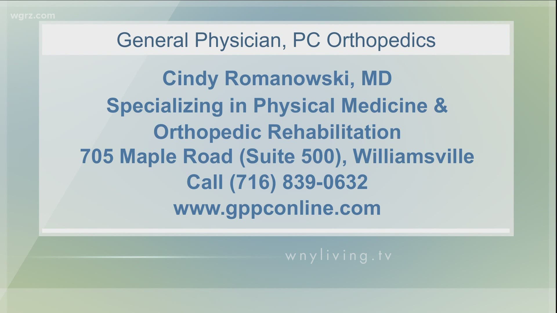 WNY Living - April 24 - General Physician, PC (THIS VIDEO IS SPONSORED BY GENERAL PHYSICIAN, PC)