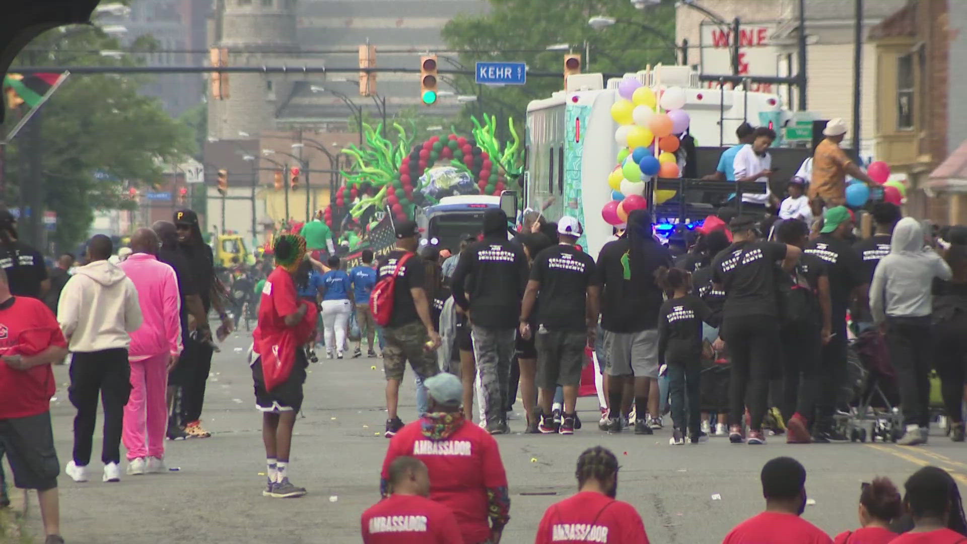 Annual Juneteenth parade held in the City of Buffalo