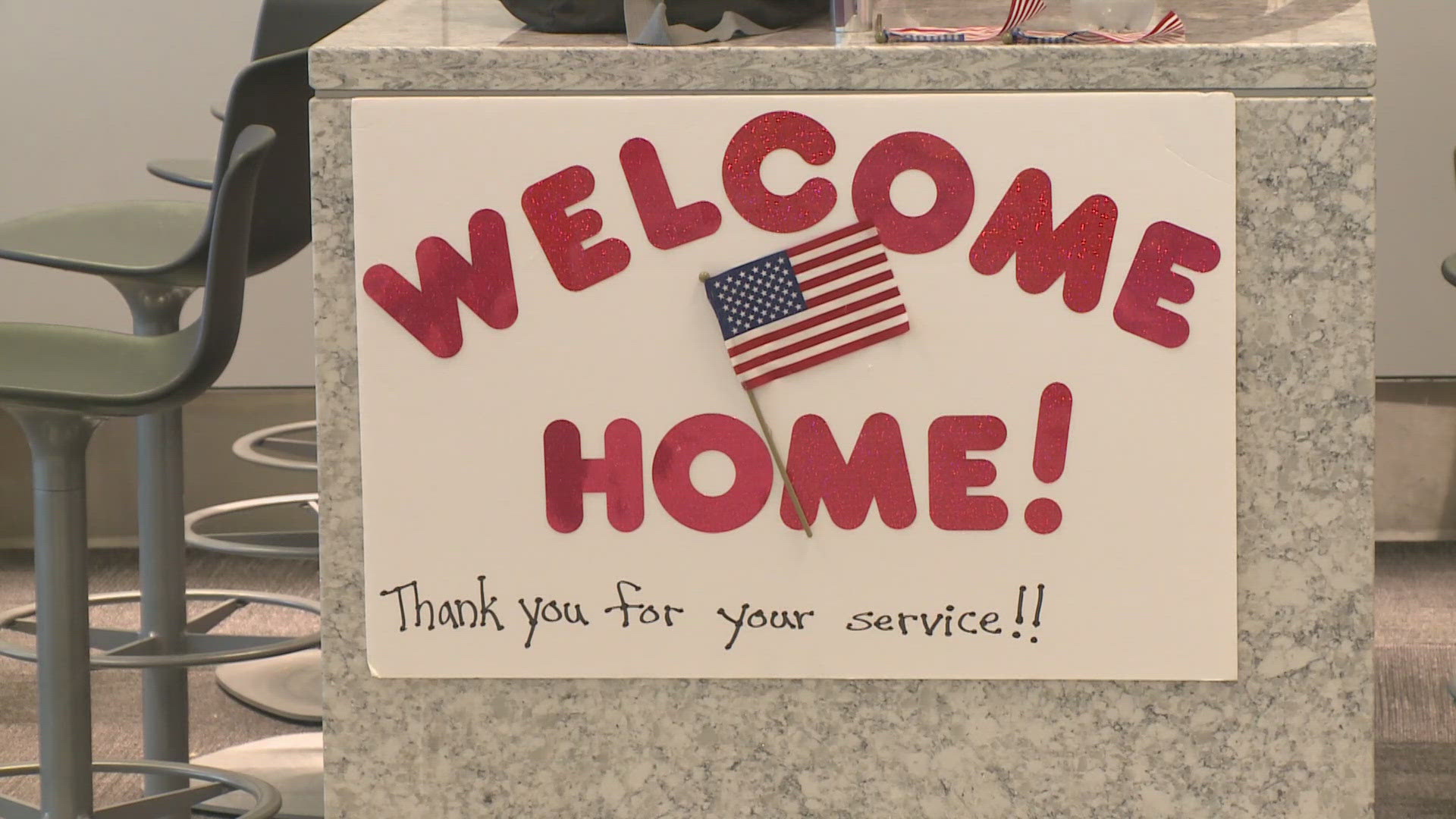 Nearly three dozen local vets received a special welcome back ceremony, following a meaningful journey to the nation's capital.