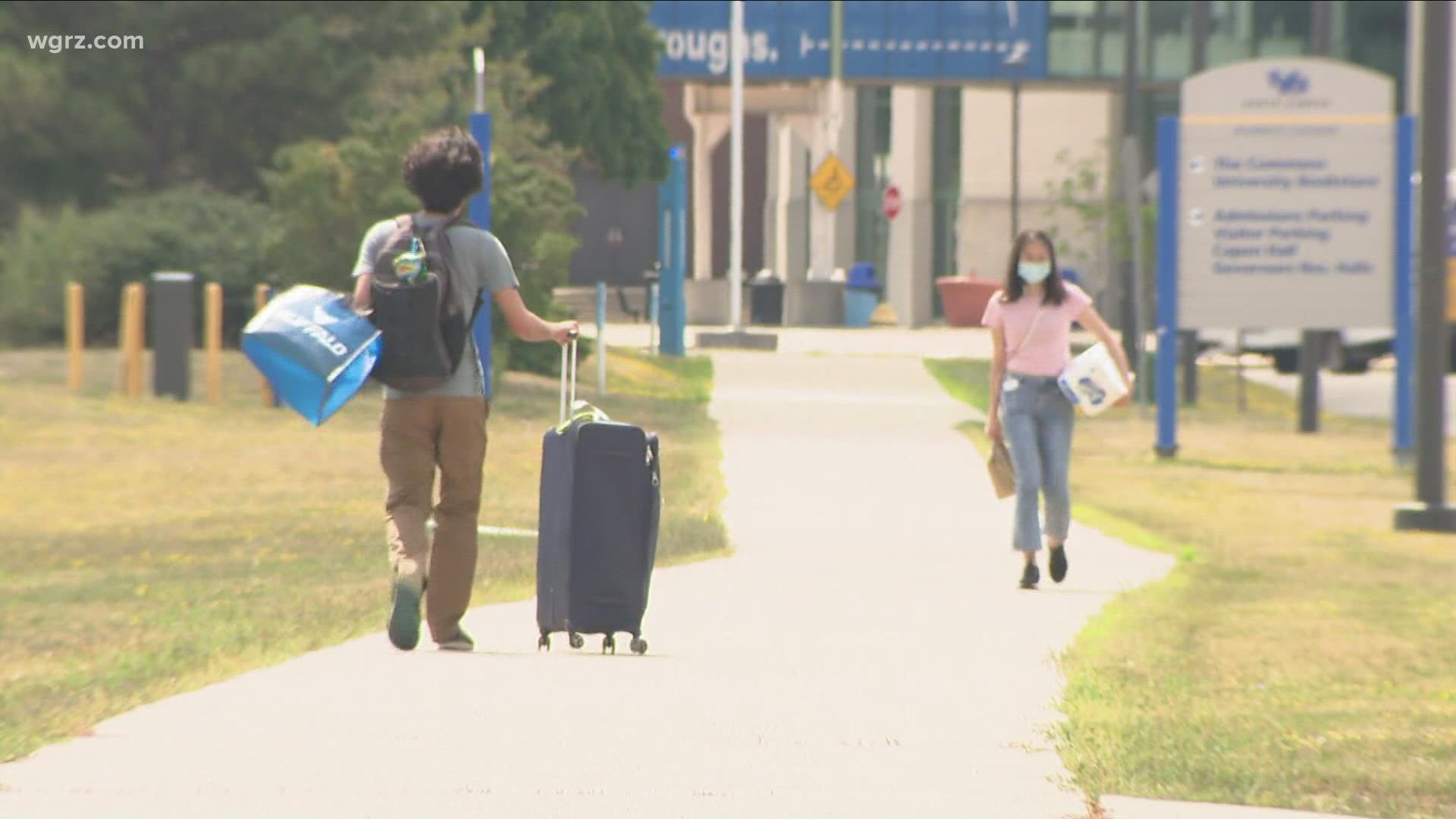 The University at Buffalo will no longer require proof of vaccination to attend events on campus.