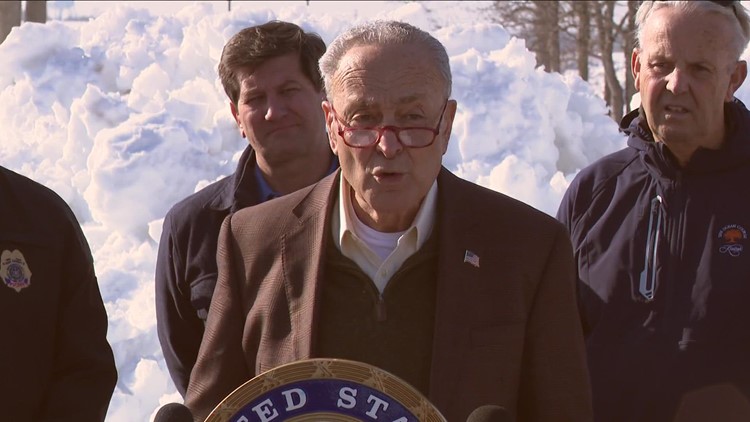 Schumer vows to get Federal assistance for storm cleanup