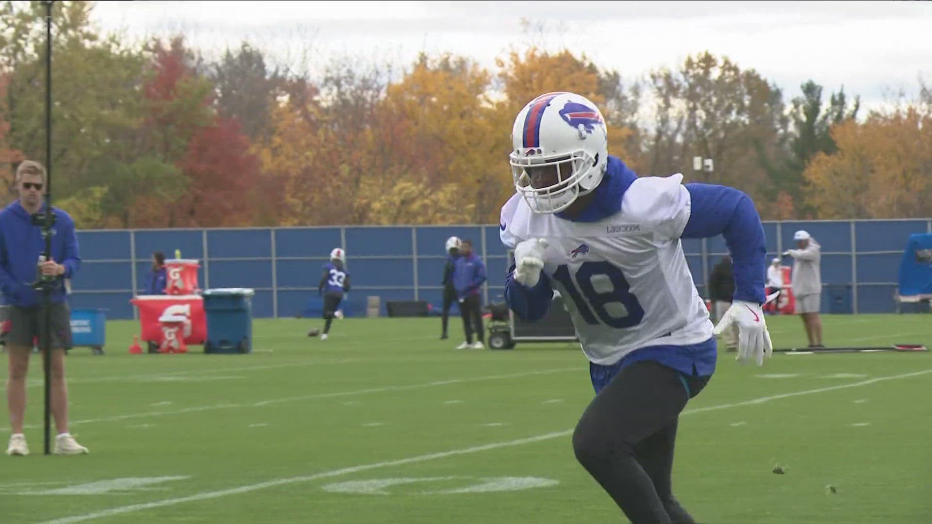 The Bills newest wide receiver is settling in with his first full week with the team, working toward being "ready for an increased role."