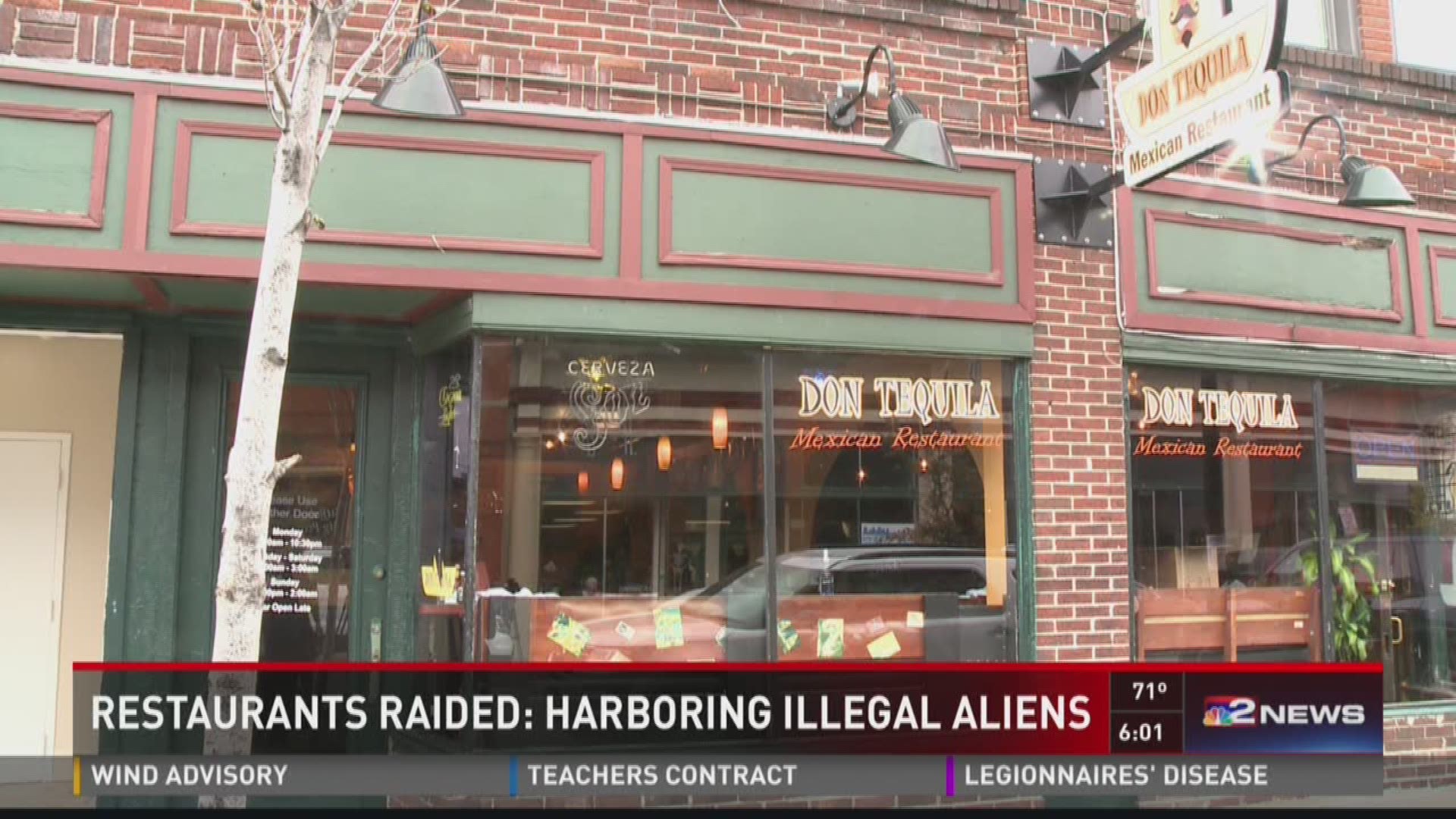 Restaurants Raided:Harboring Illegal Aliens