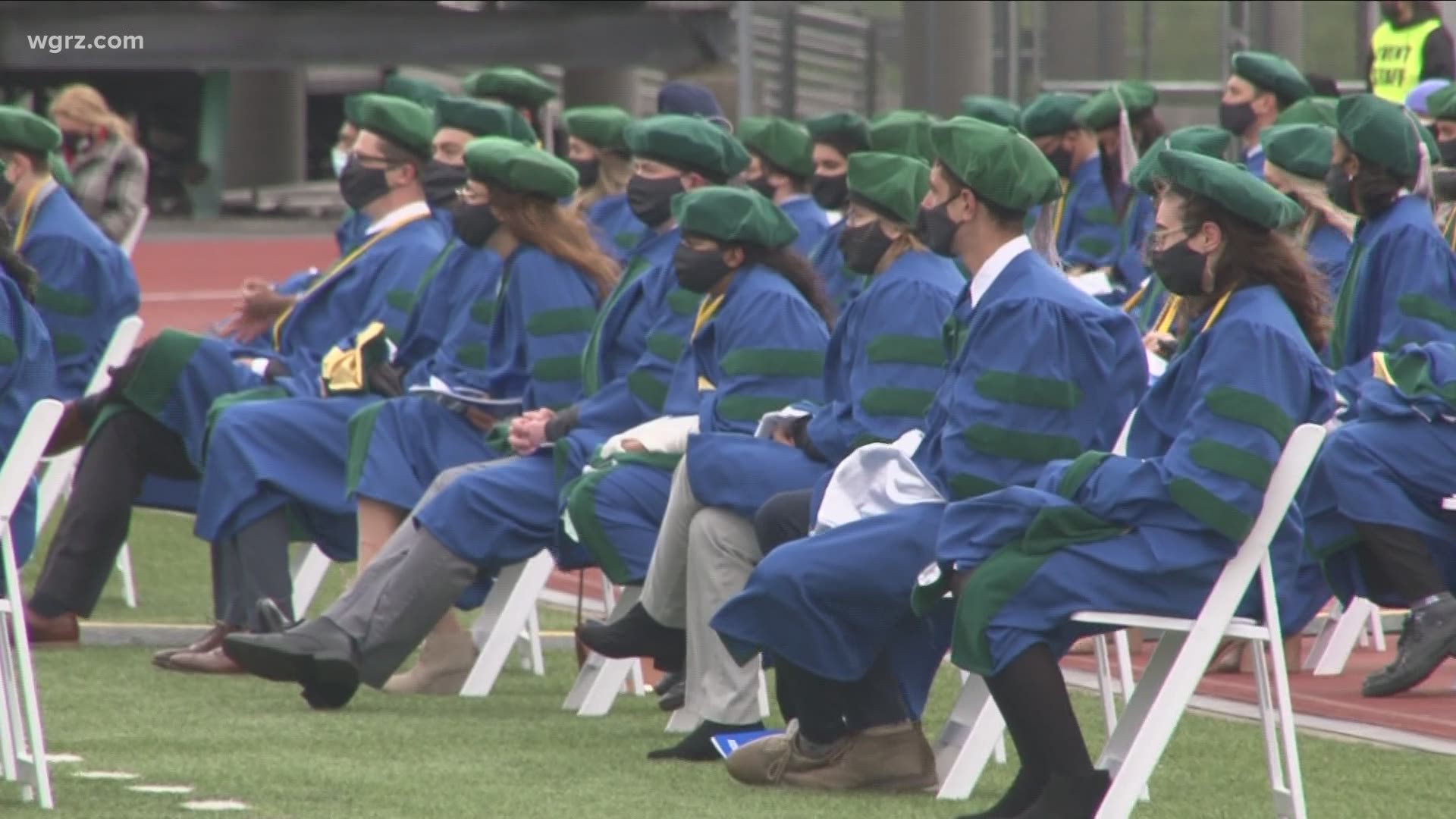 UB holds first of many spring graduation ceremonies with COVID