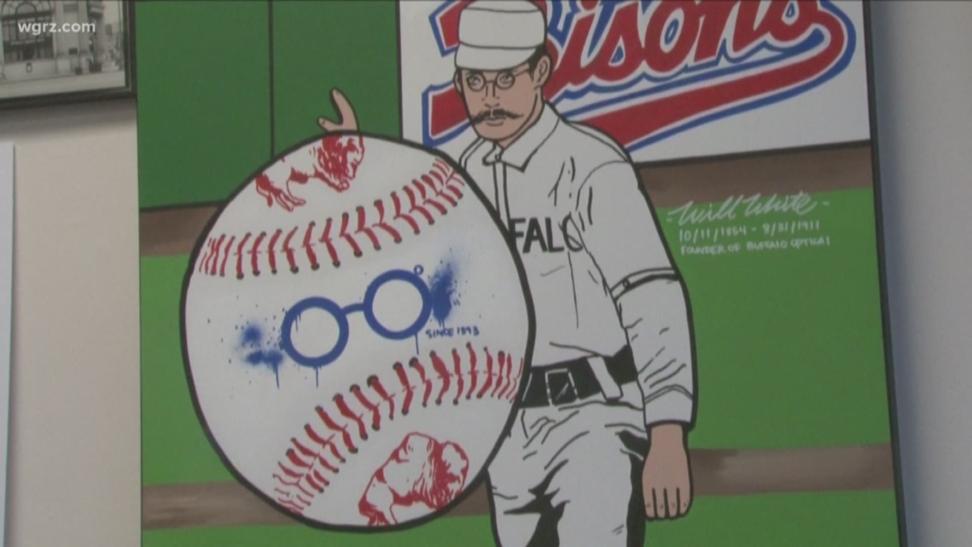 Will White opened Buffalo Optical 126 years ago, but had already made his mark on the baseball diamond by being the first pro player to wear glasses on the field.