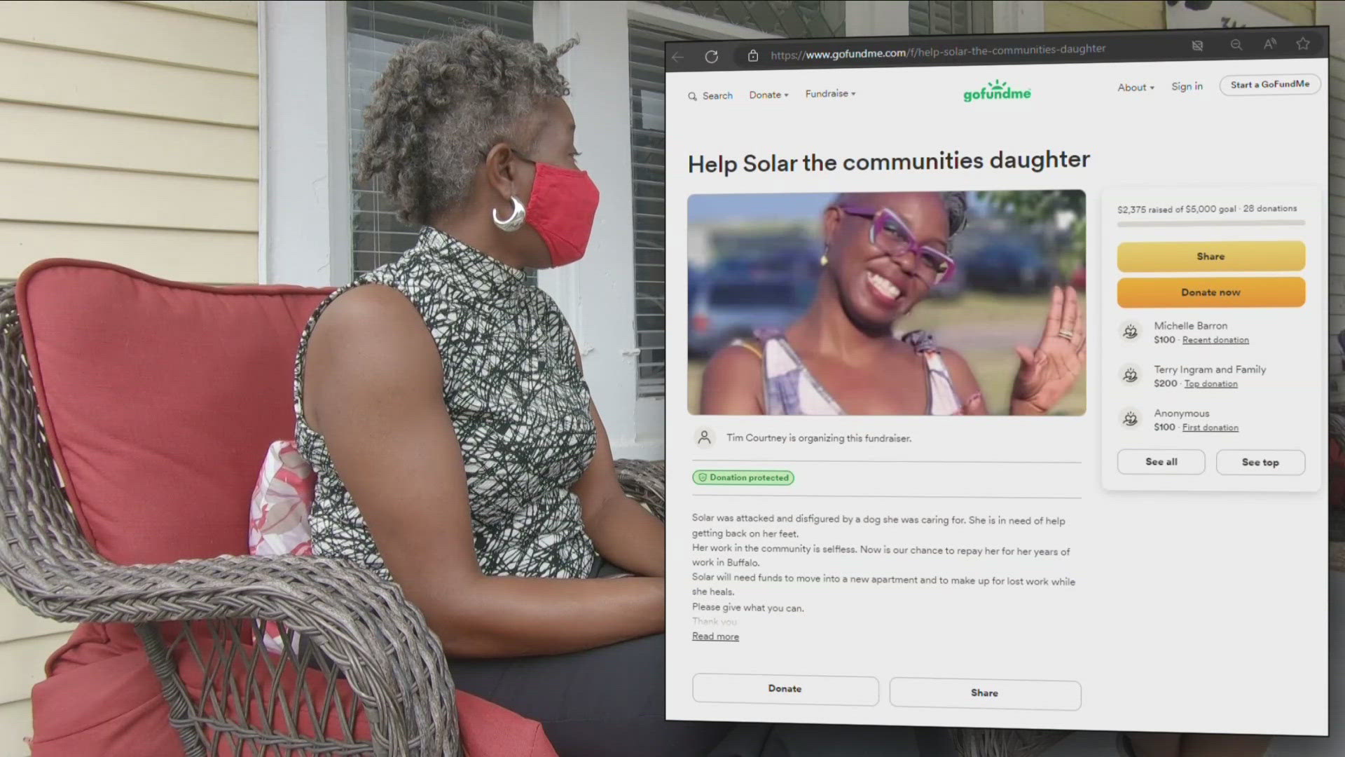 Solar Ingram is known on the East Side of Buffalo as the 'Community's Daughter'