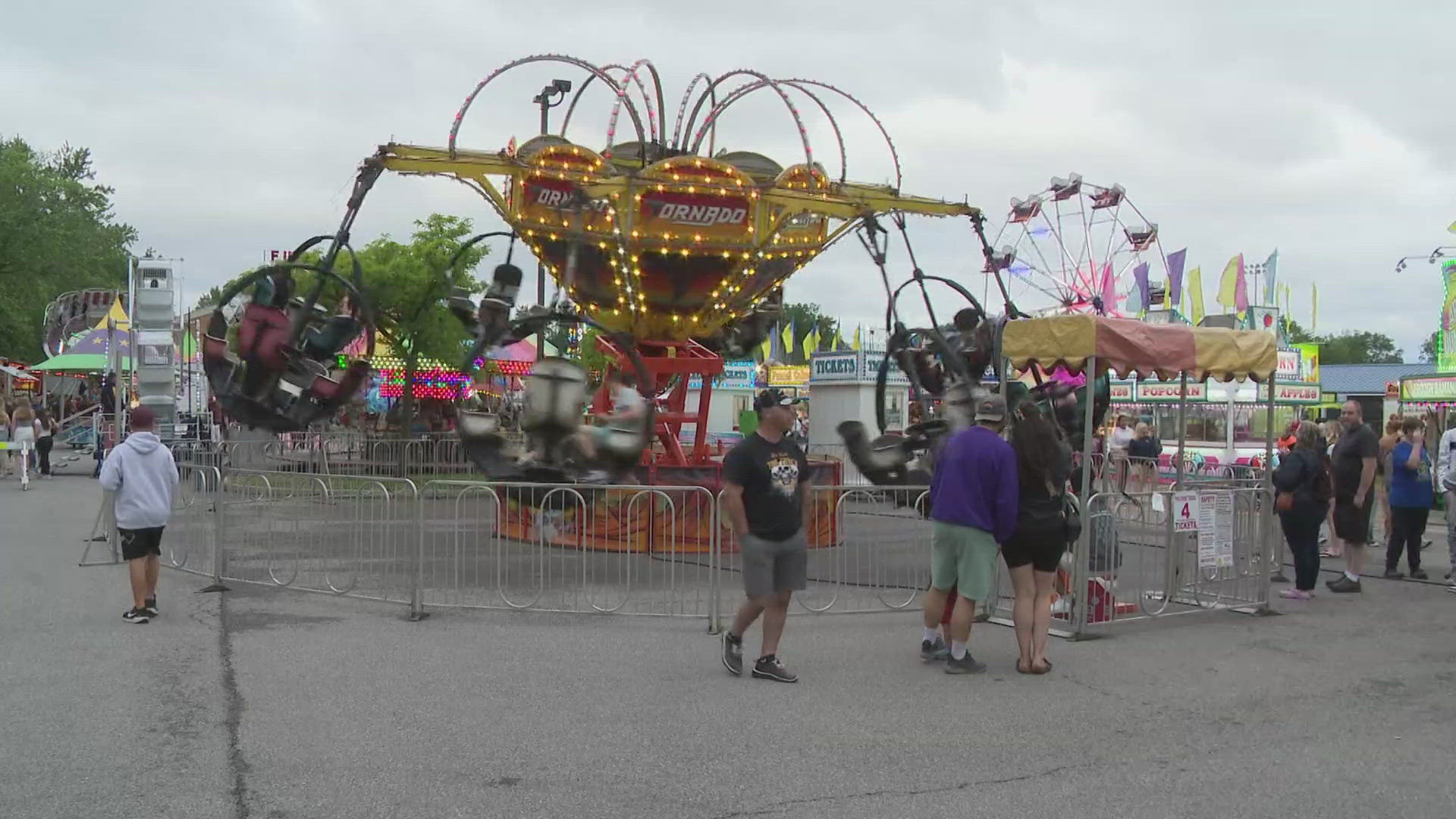 Live music, carnival rides, food and a 5-K run are just some of what's to be found at the Veterans Memorial Park through Saturday.
