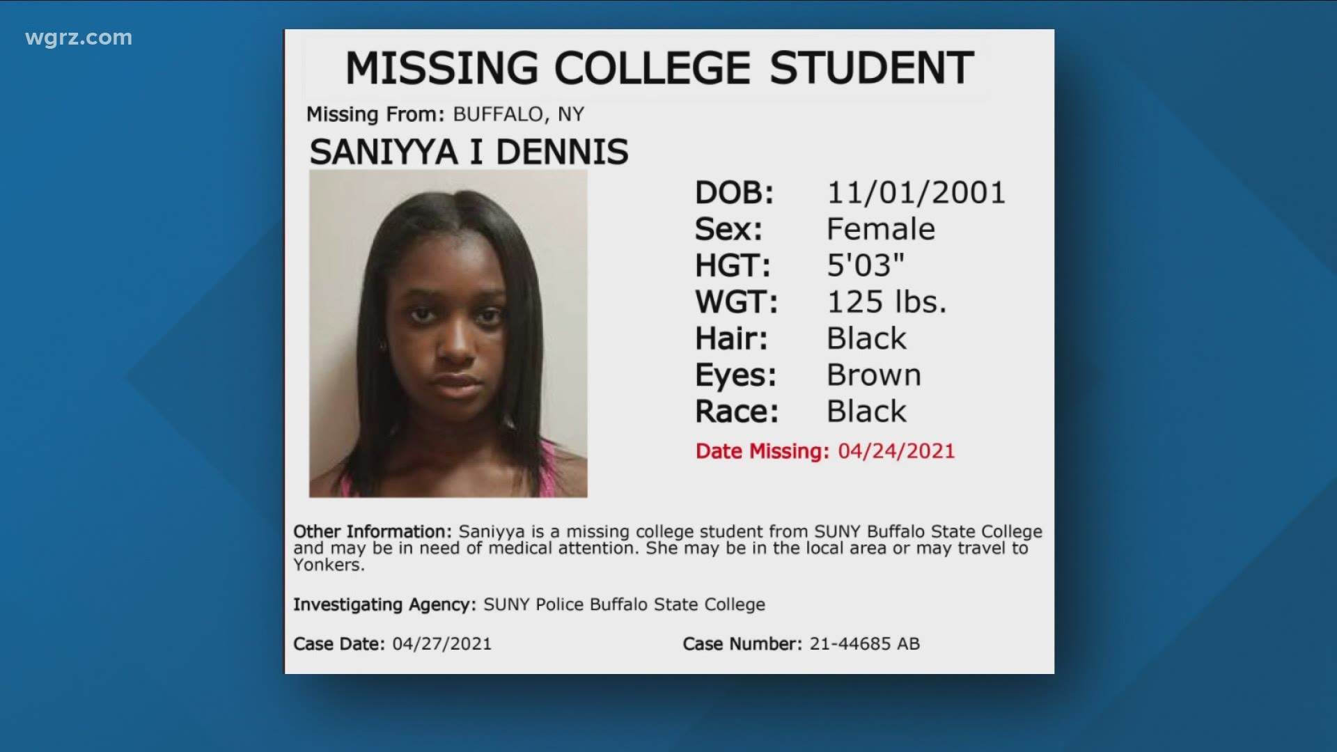 No answers yet on Saniyya Dennis