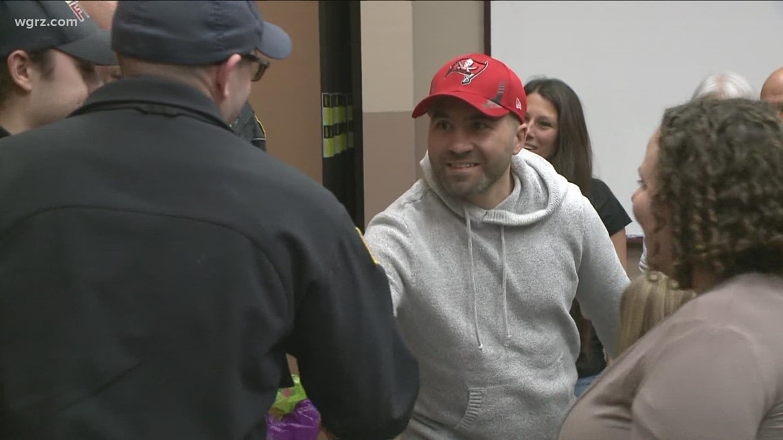 Reunion in Amherst celebrates lifesaving actions last May