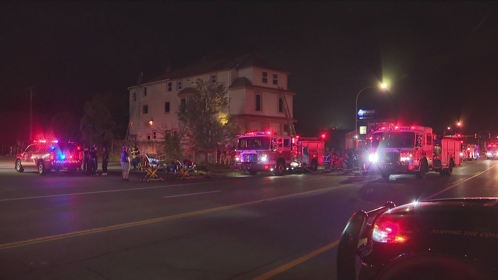 BFD investigating an overnight fire in Buffalo.