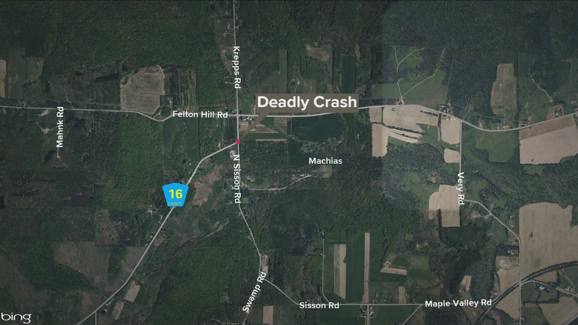 17-year-old girl died... when the car she was riding in crashed into a tree Saturday night... on Roszyk Hill Road near North Sisson Road.