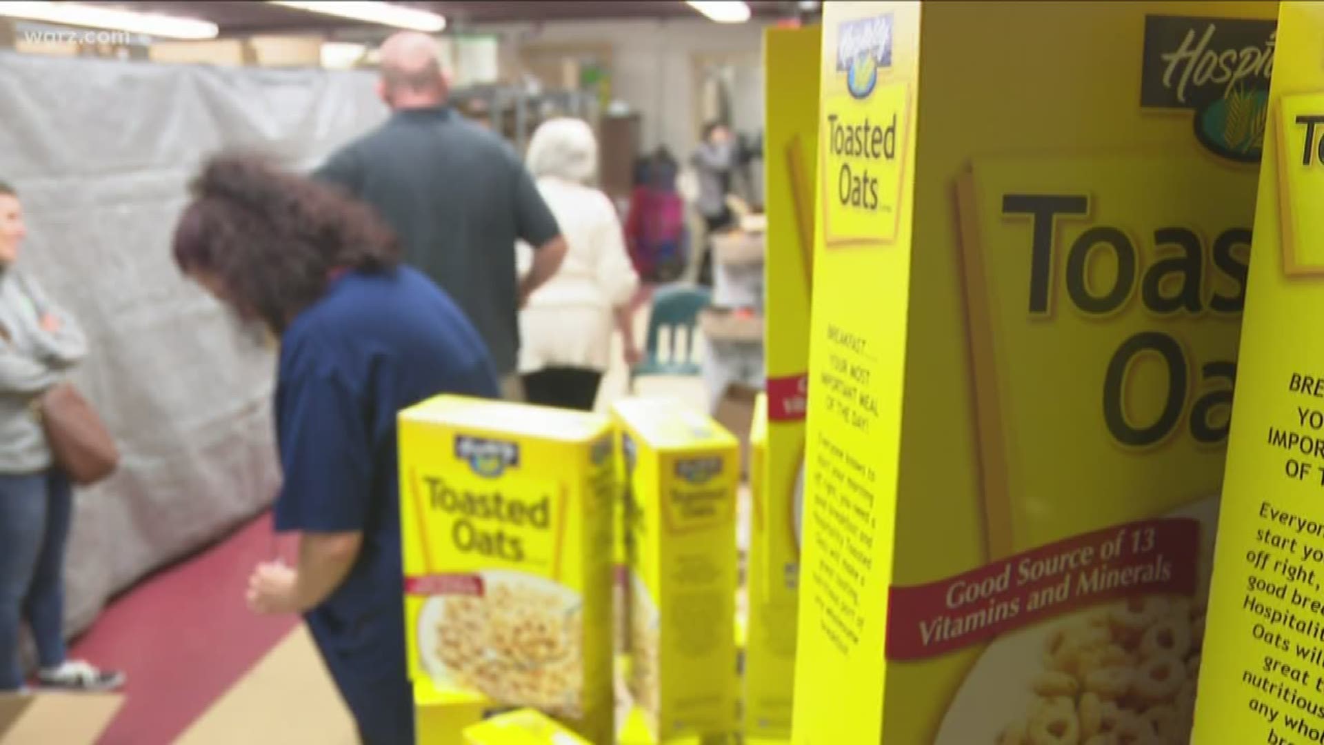 The group "Feedmore Western New York" held a mobile food pantry event up in Lockport...