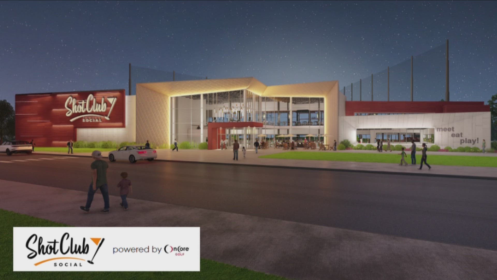 The $30 million sports entertainment complex will include a driving range, bowling, arcade games, and more.