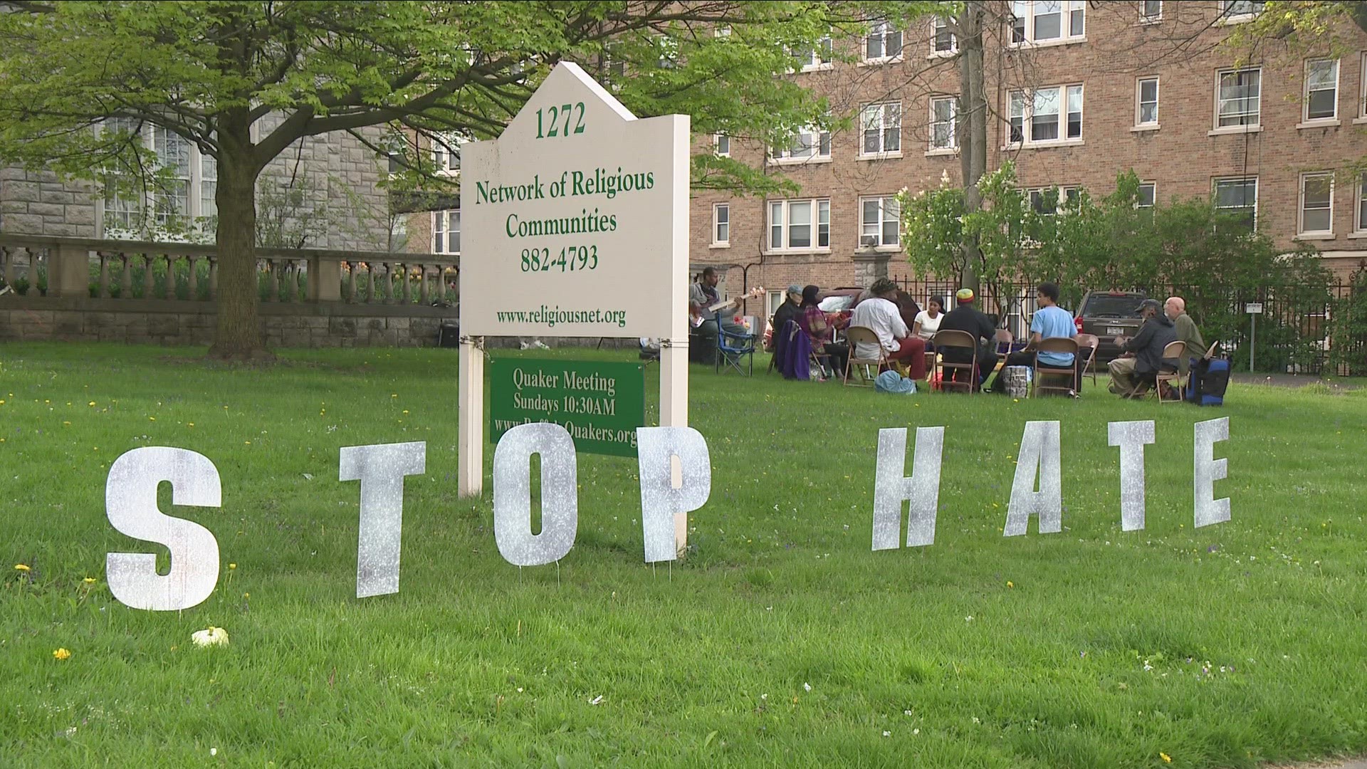 The community gathers to reflect on 5/14 and heal