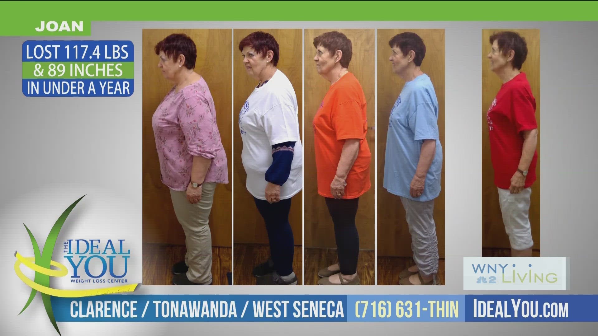 May 6th - WNY Living - The Ideal You Weight Loss Center (THIS VIDEO IS SPONSORED BY IDEAL YOU WEIGHT LOSS CENTER)
