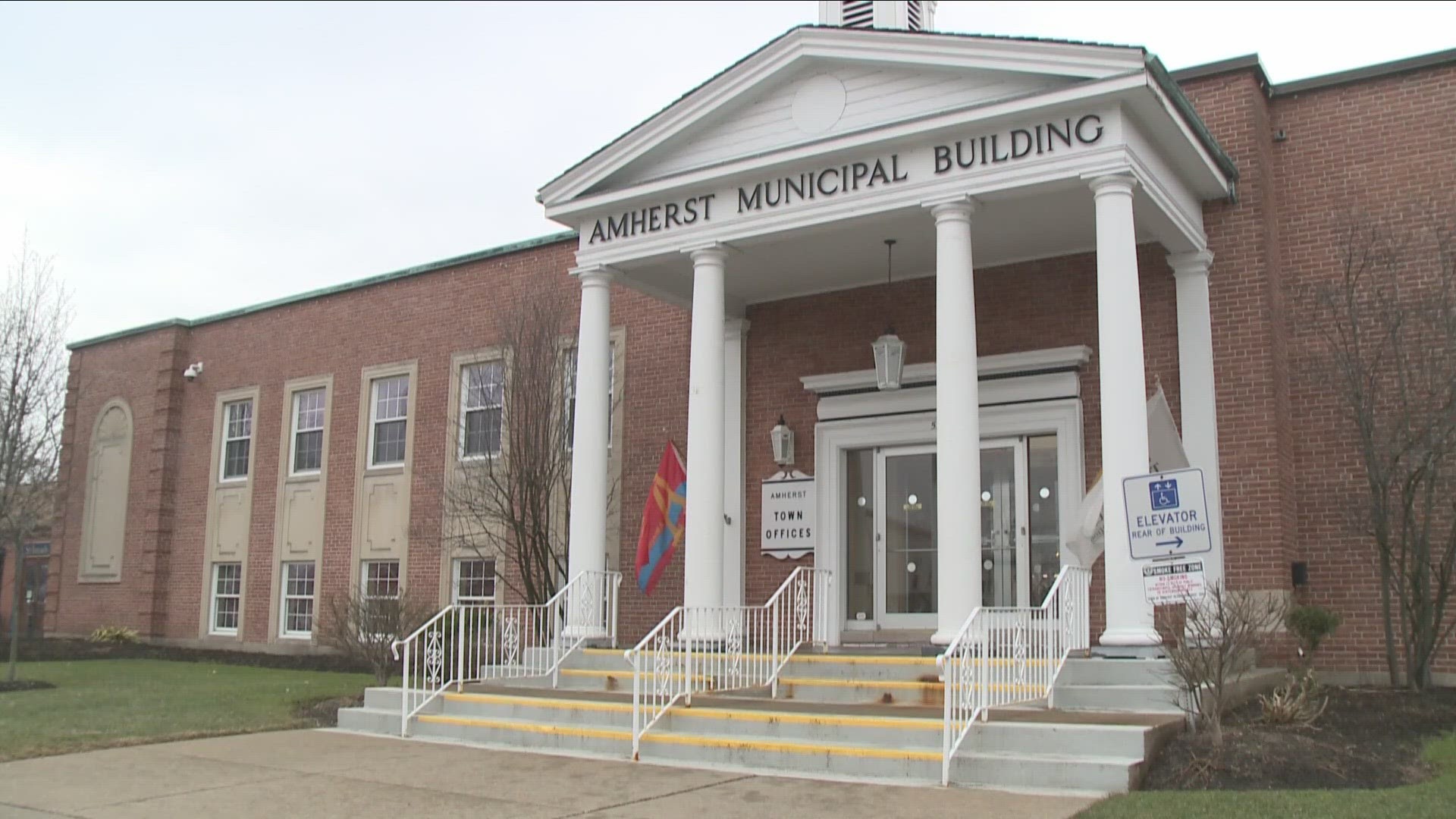 A group of Amherst residents are already unhappy with a tax increase. Now they are crying foul over a multimillion dollar bond for a theater.