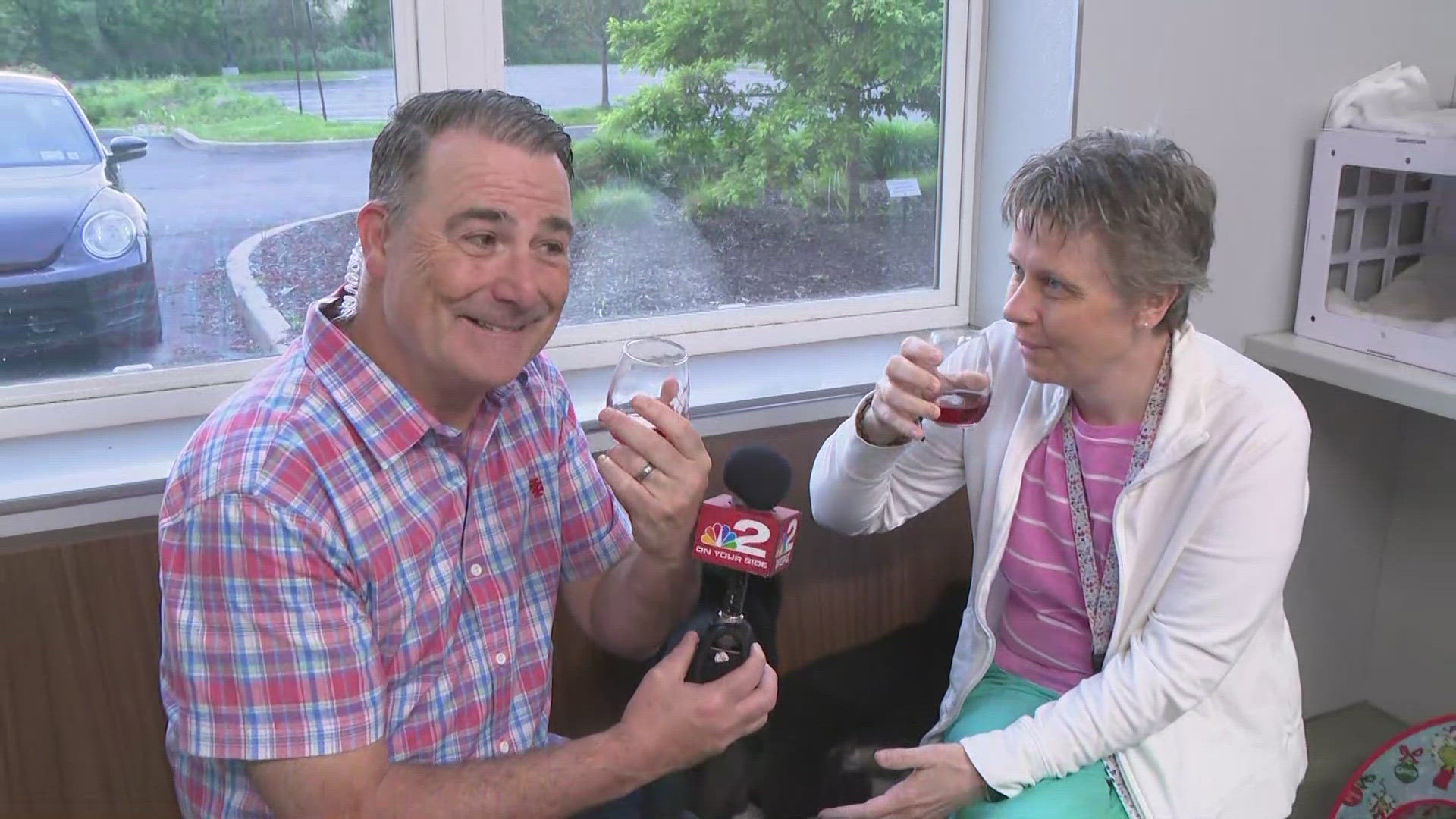 Kevin O'Neill checks out an upcoming SPCA Fundraiser 6/5/25