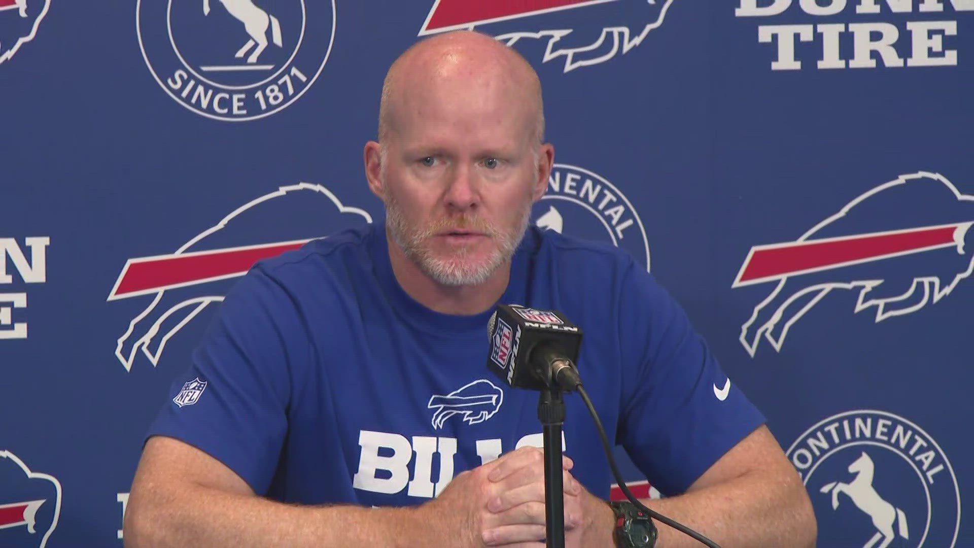 Bills' head coach Sean McDermott discusses who will start in Saturday's game against the Steelers