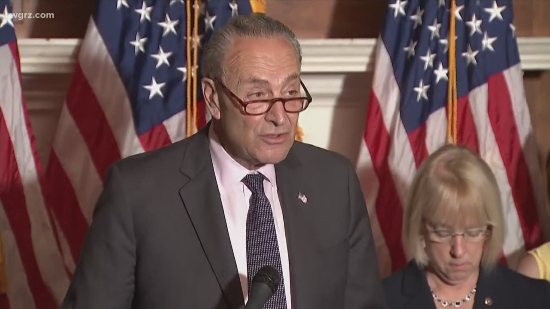 U.S. Senator Chuck Schumer criticized the Supreme Court Wednesday for it's decision regarding public-sector unions.  He also introduced a bill that would remove marijuana from the list of controlled substances.