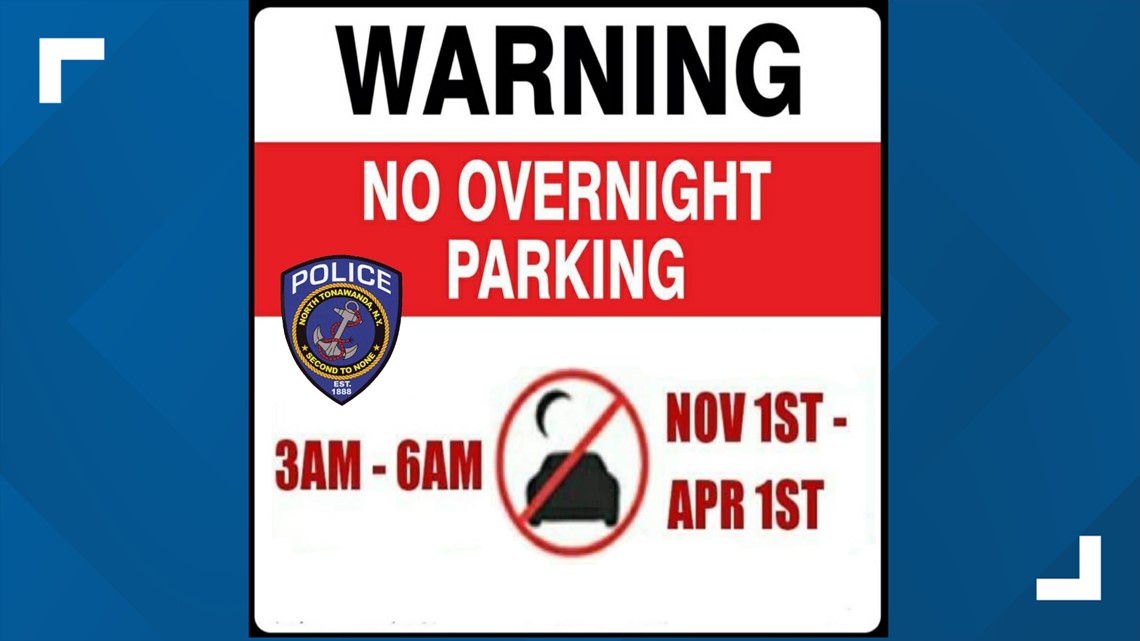 North Tonawanda overnight parking ban starts November 1