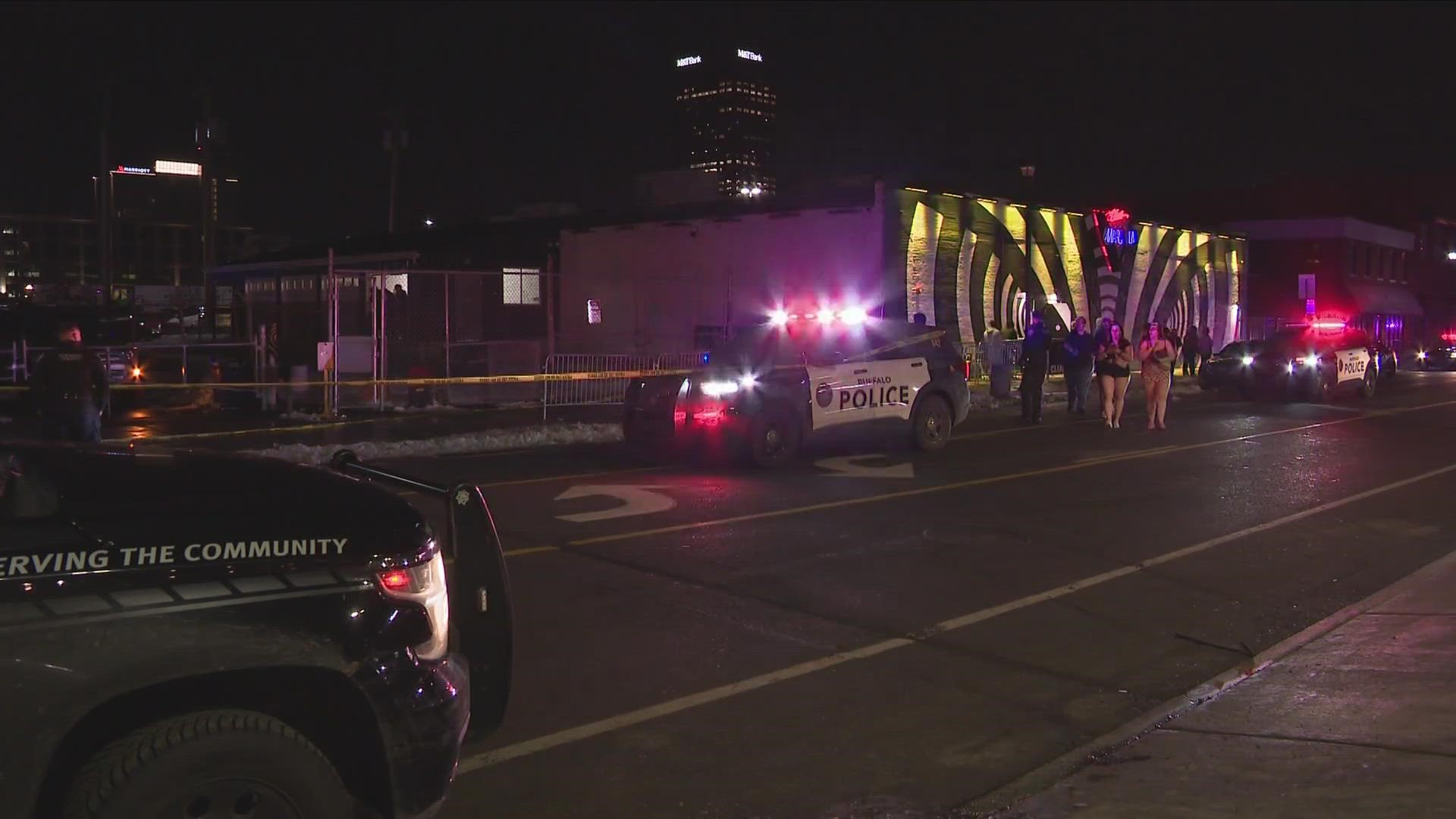 A security guard was shot in the Club Marcella parking lot early Sunday morning. At last check, the 36-year-old was listed in stable condition.