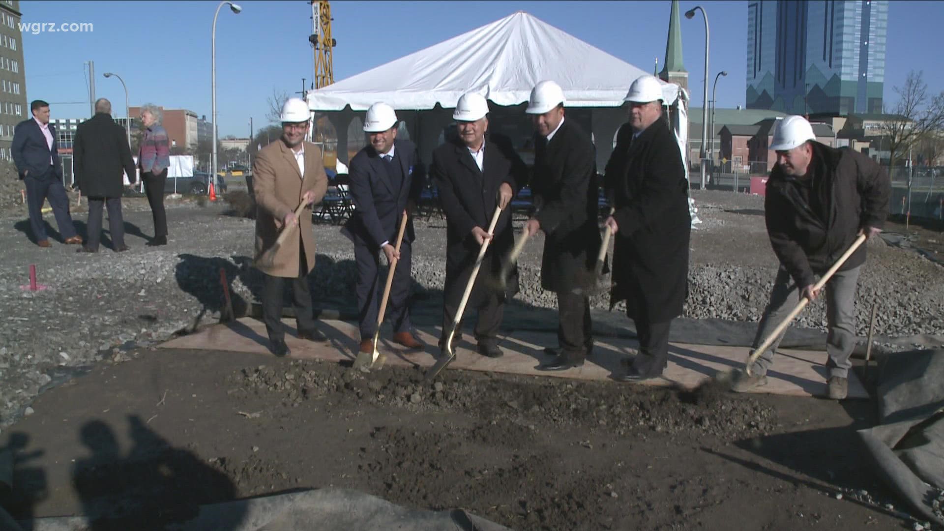 Groundbreaking for Cambria Hotel in Niagara Falls, NY