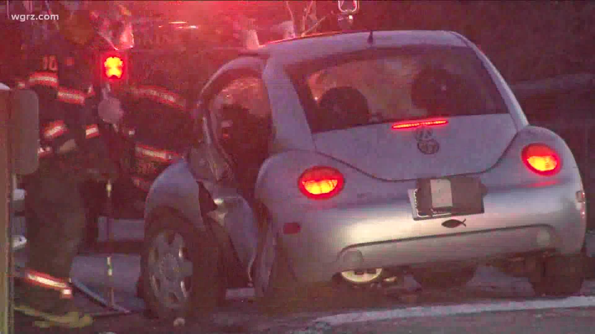 The two people leaving the vaccine site died at the scene... while the driver of the other car is expected to be ok.