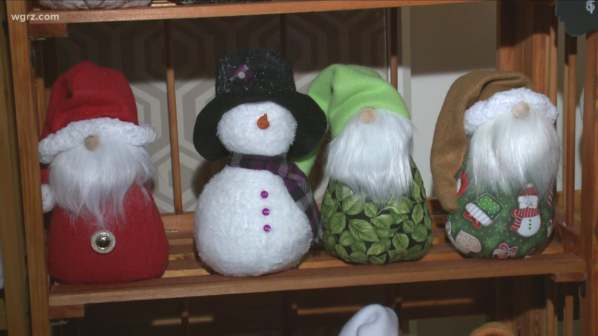It was a craft lovers delight with a Christmas showcase at the Wurlitzer. Many handmade items, some with a Buffalo theme, but definitely with a holiday flavor.