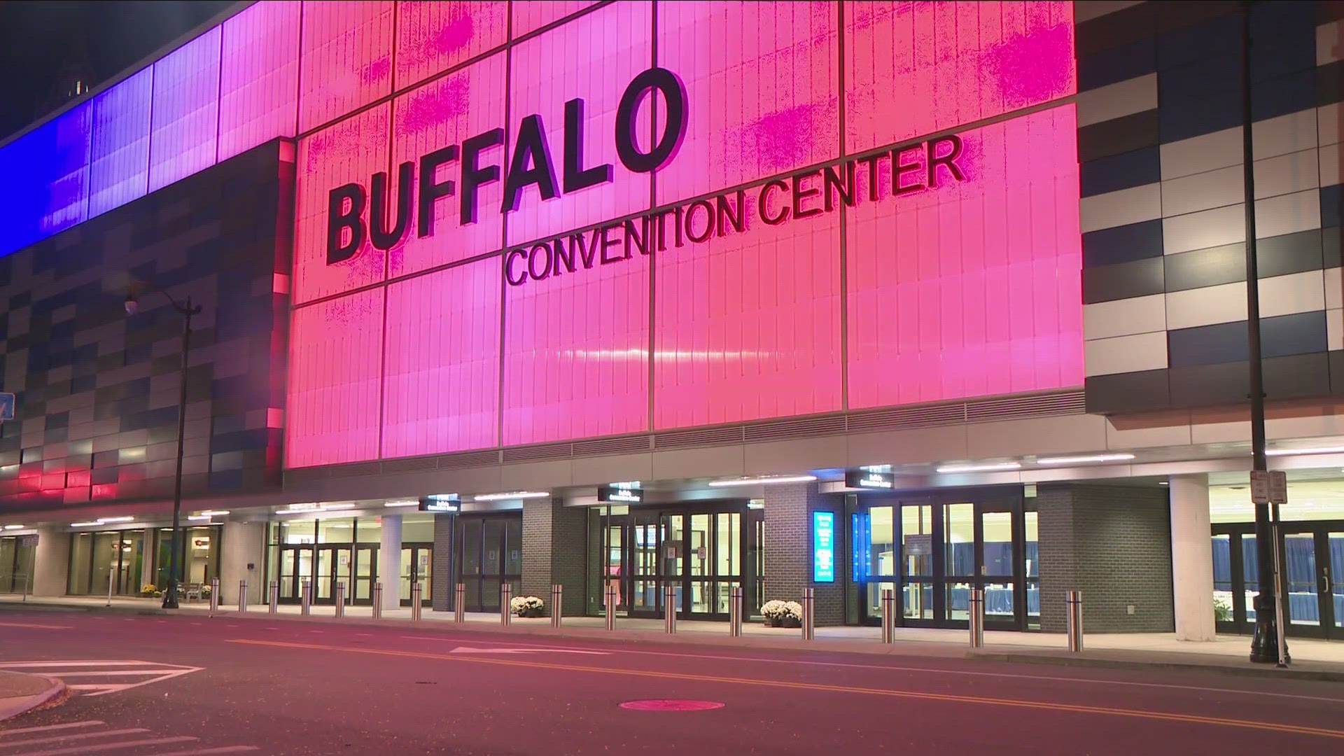 Buffalo Niagara Convention center debuts new facade and indoor upgrades