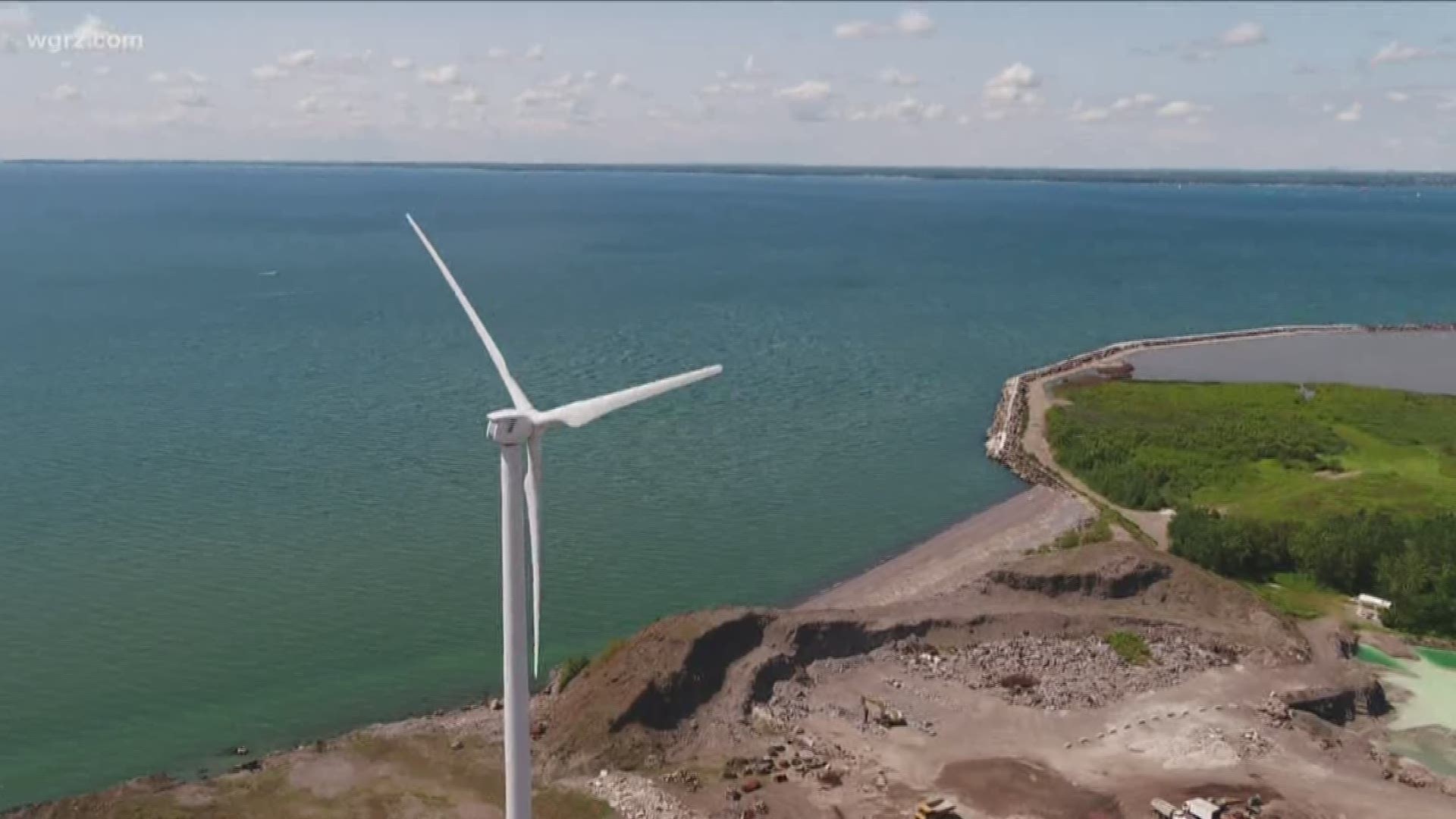 Two Erie County Legislatures are proposing a ban on installing wind turbines in Lake Erie. Several state lawmakers have also come out against the proposal.