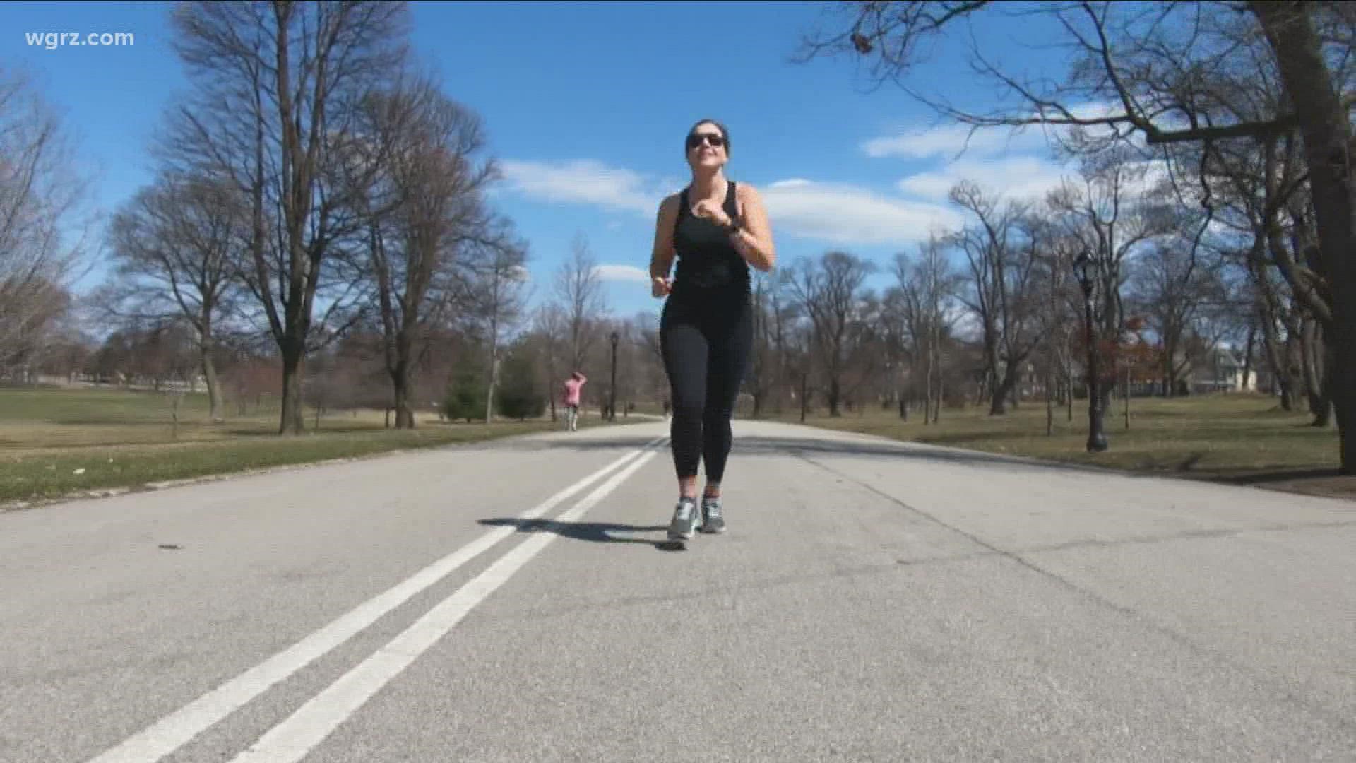 It's a story of determination and dedication. Jackey Deschamps honors Natasha Cassick by running the Boston Marathon.