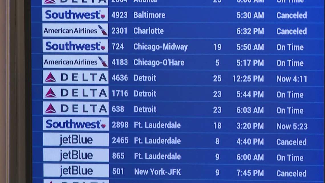 Winter storm disrupts air travel in Buffalo, triggers thousands of cancellations nationwide