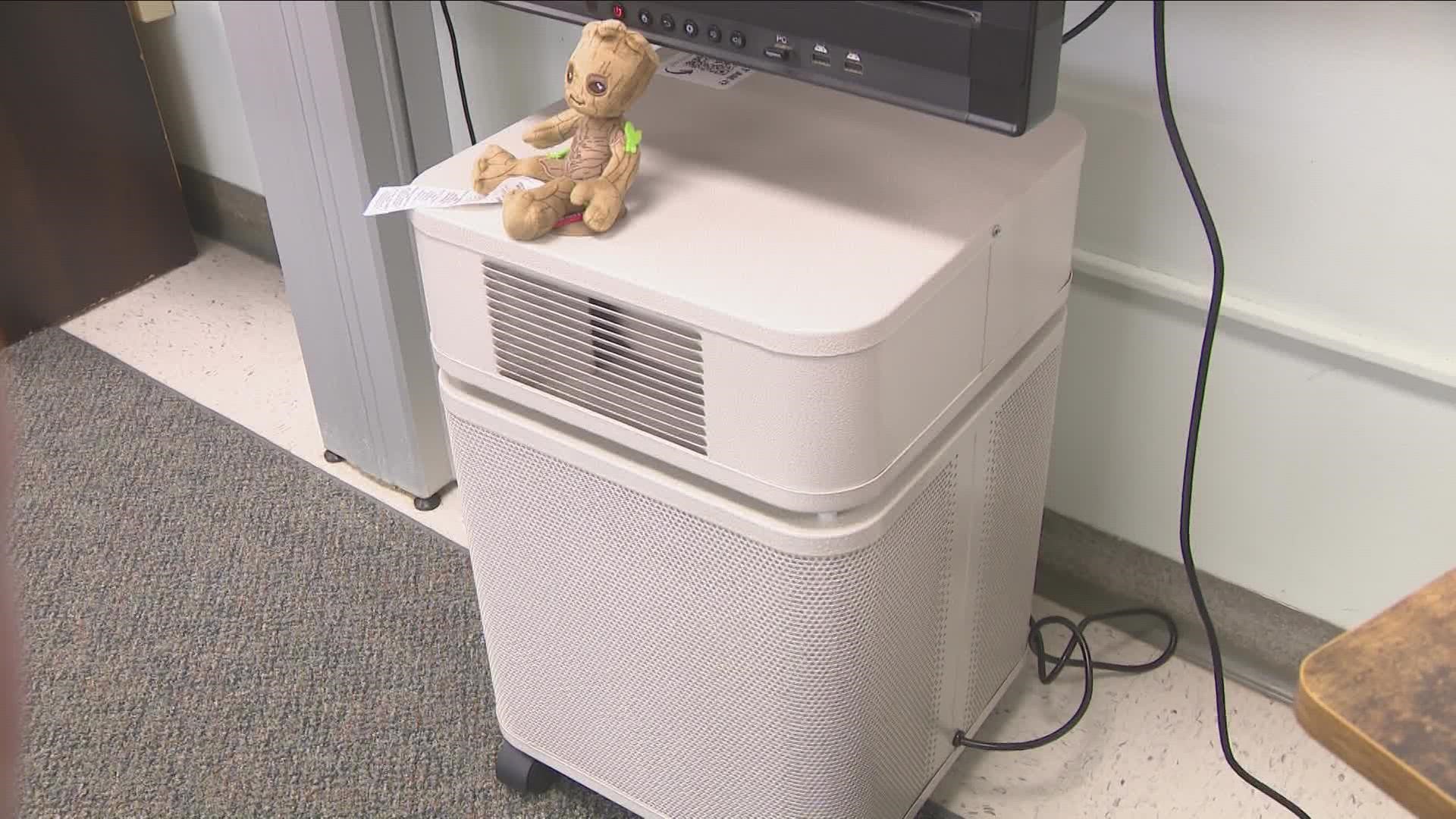 The money to pay for the 12,500 air purifiers going into every Erie County classroom came from the federal government's American Rescue Plan