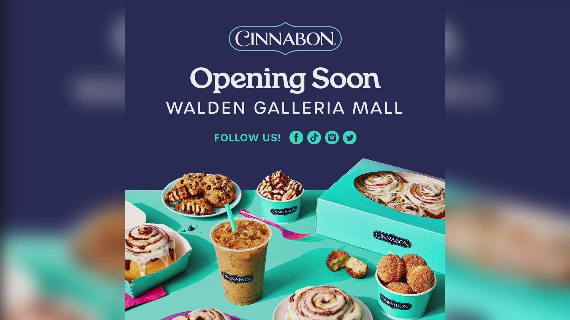 Cinnabon opening next year at Walden Galleria