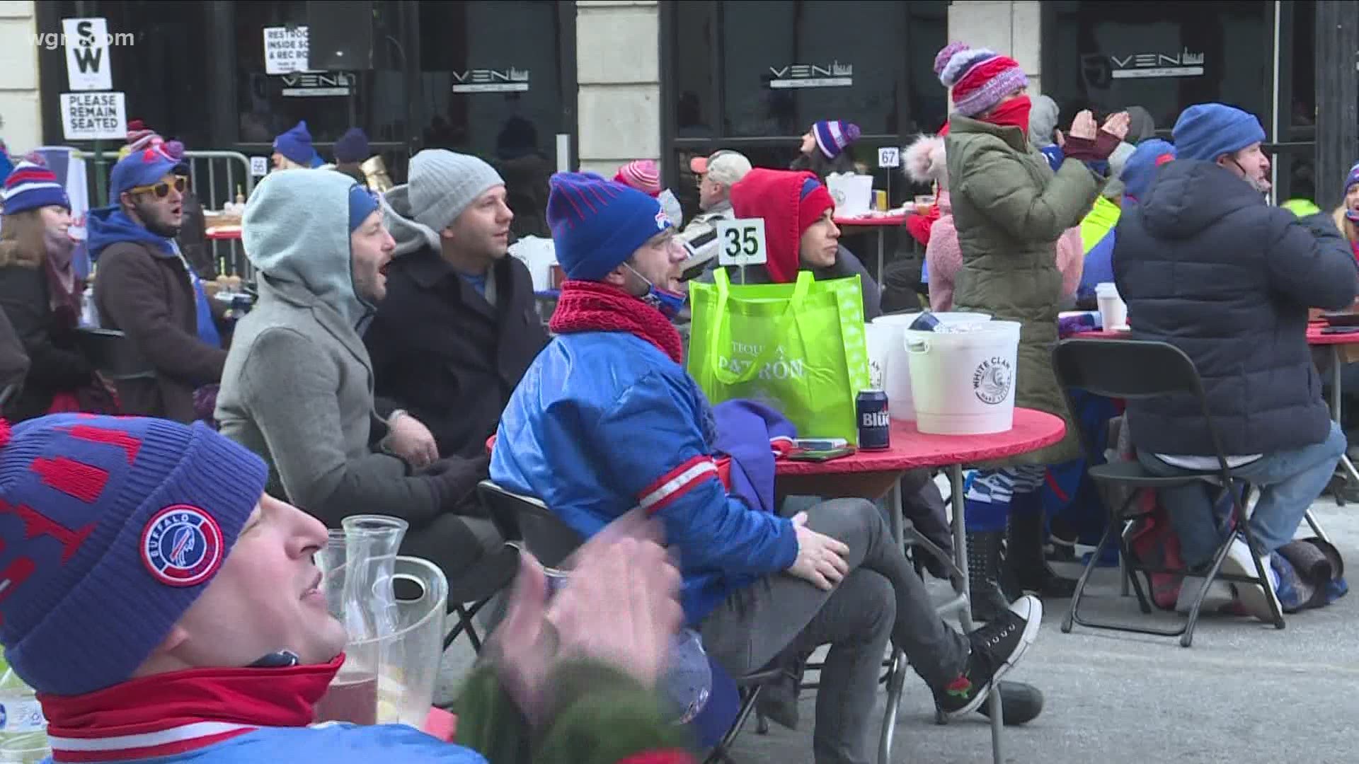 Many local restaurants are planning safe outdoor viewing parties and Buffalo Mayor Byron brown is among the people involved in discussions about a possible change.
