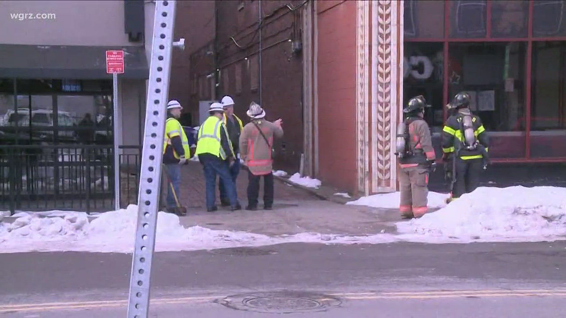 Explosion Causes Manhole Cover To Blow Off