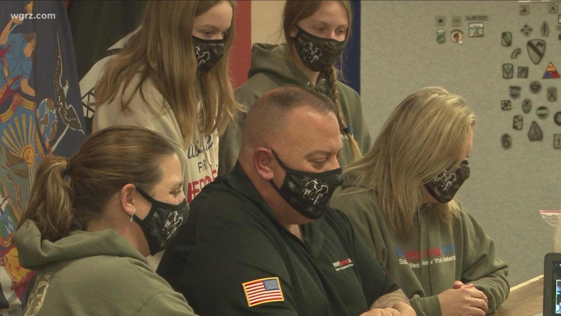 A Lancaster community raised more than 73-thousand dollars for Western New York heroes.