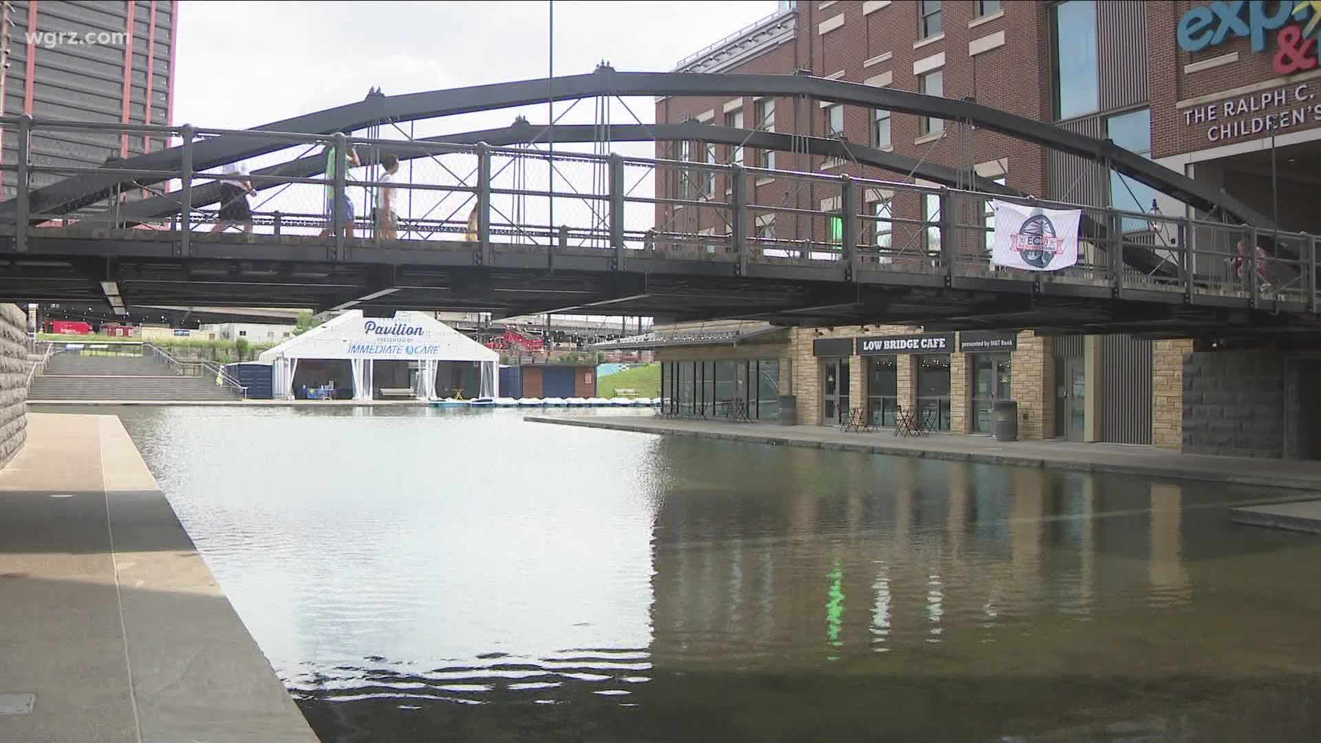 Canalside will be drained to make roller rink