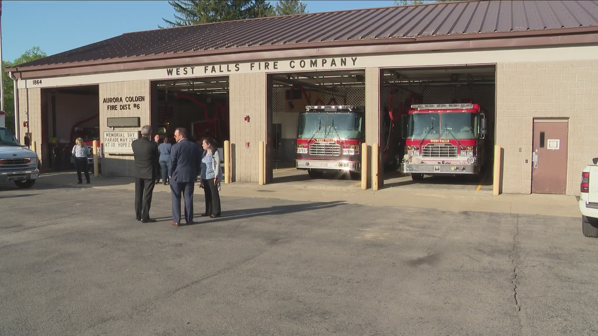 Scott Bieler foundation delivers special gifts to West Falls Volunteer Fire Company